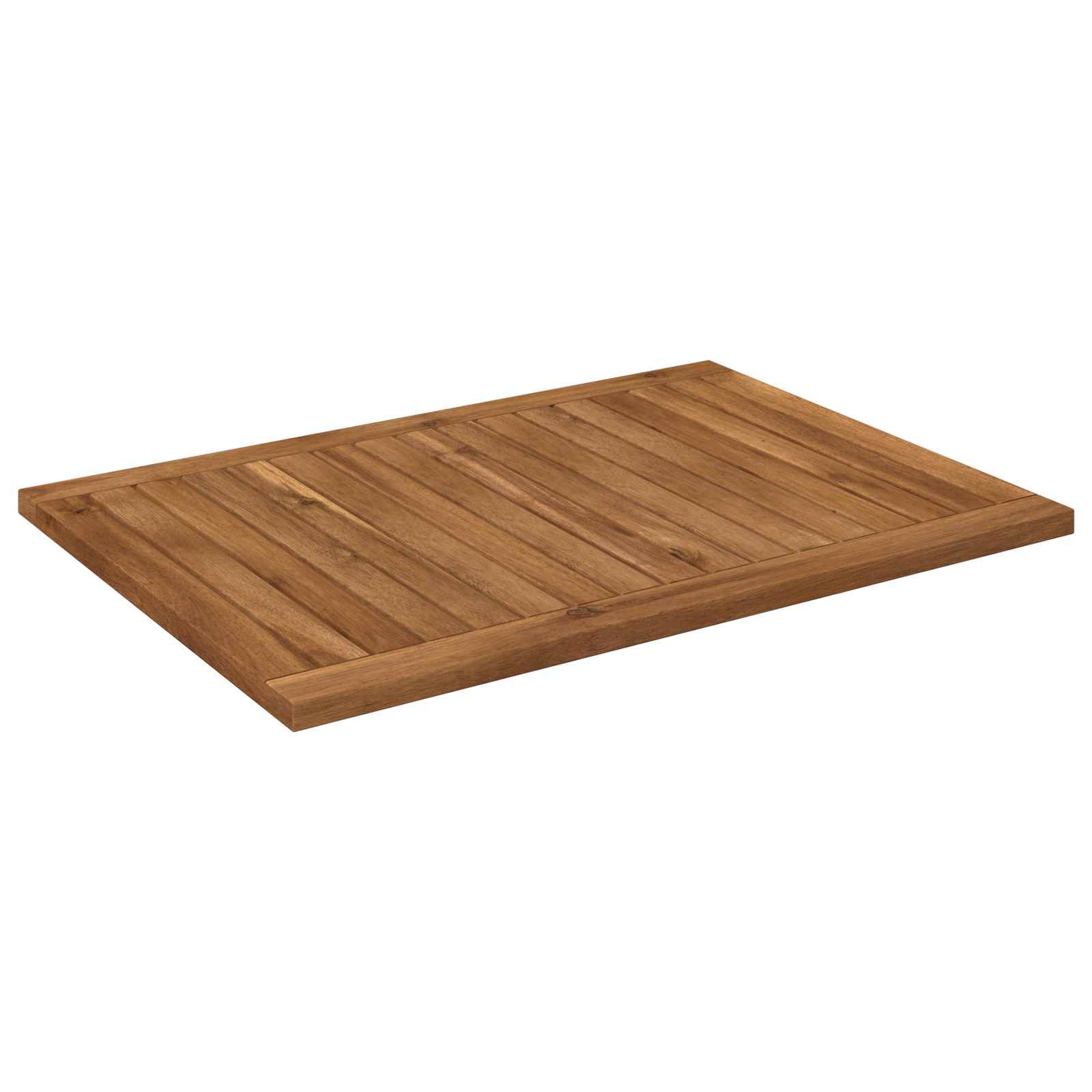 Rectangular Acacia Table Top Natural 68.5x49x2cm