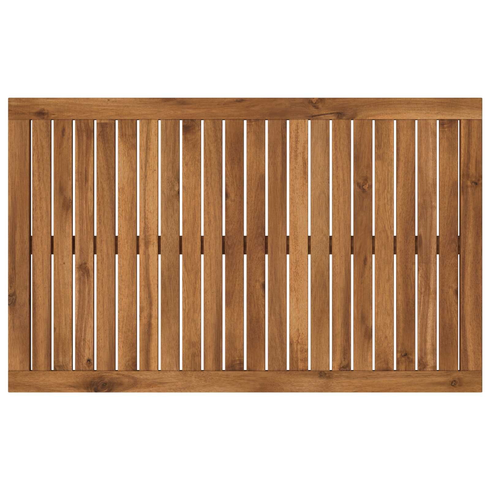 Rectangular Table Top Solid Wood Natural 88.5x55x2cm