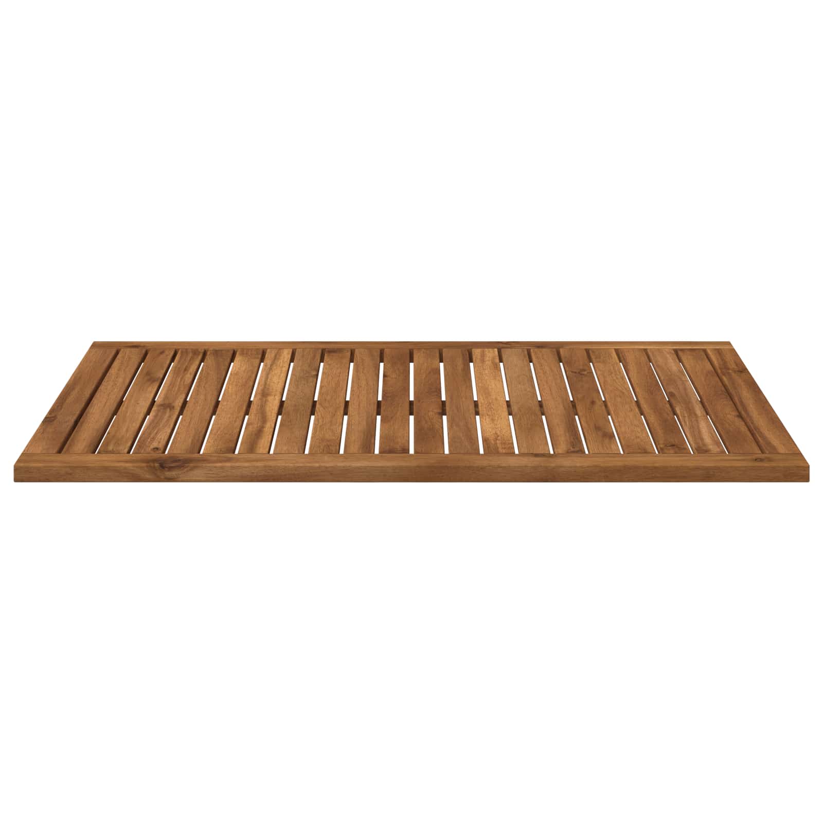 Rectangular Table Top Solid Wood Natural 88.5x55x2cm