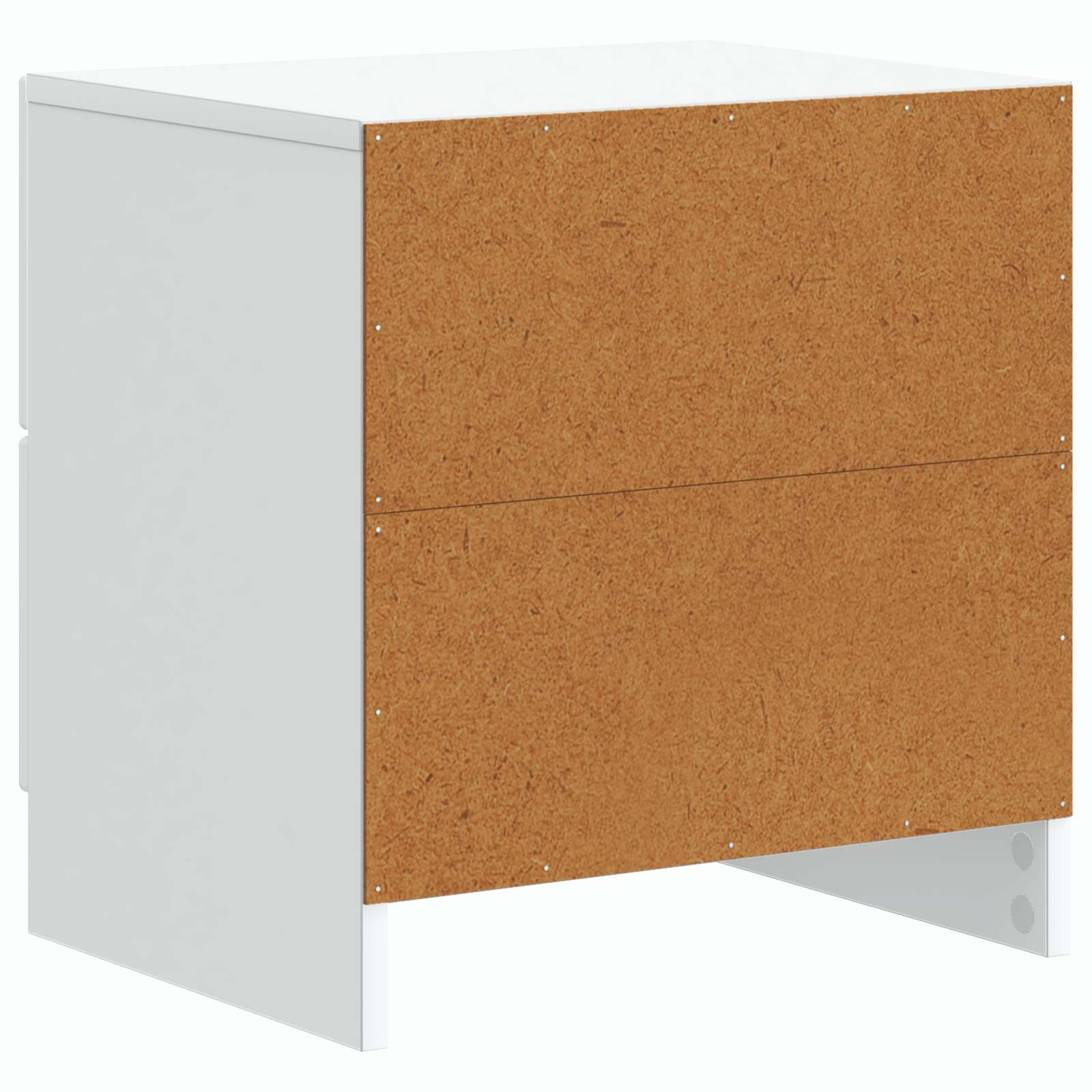White Bedside Cabinet Engineered Wood | Simpledeals