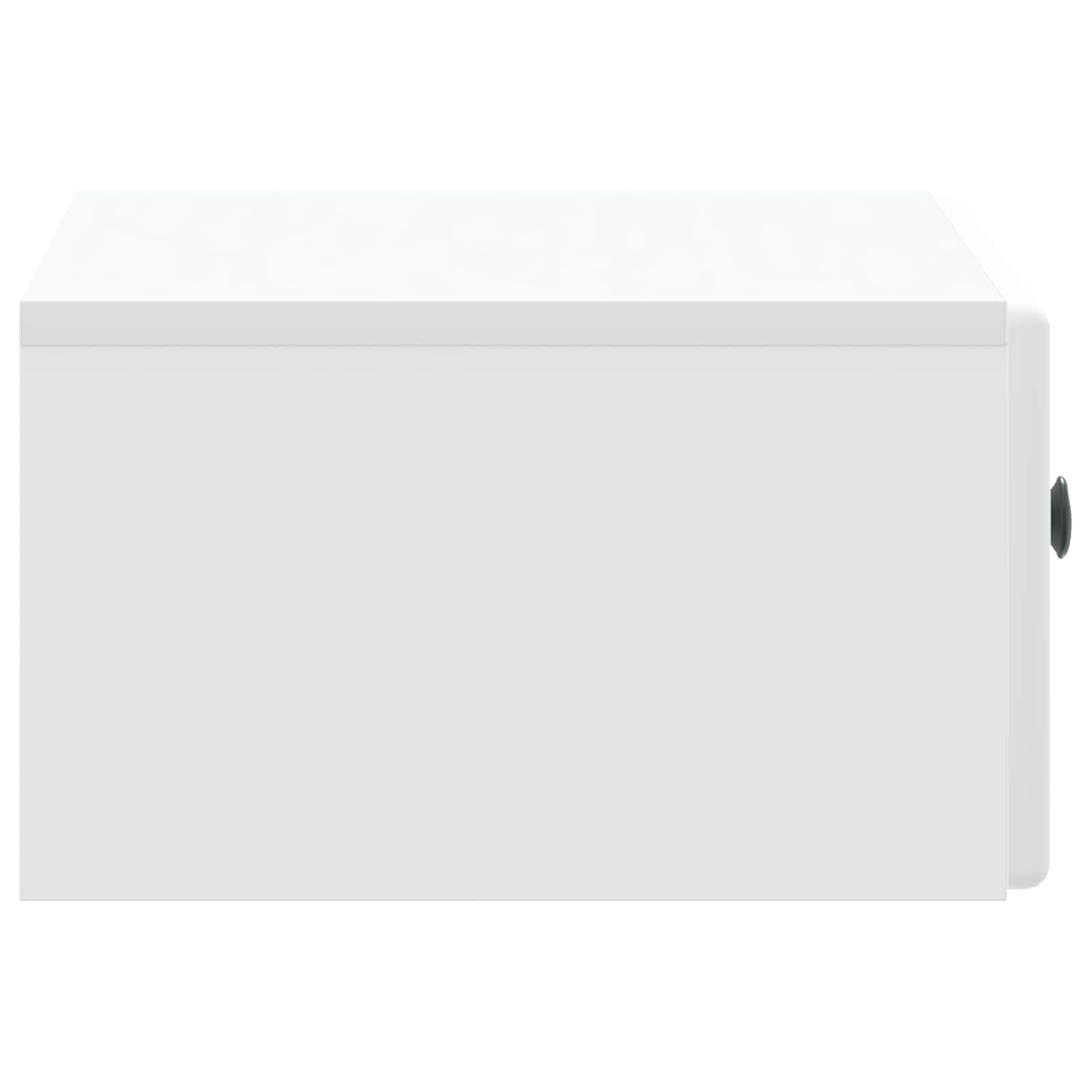 Wall-Mounted Bedside Cabinet White | Simpledeals