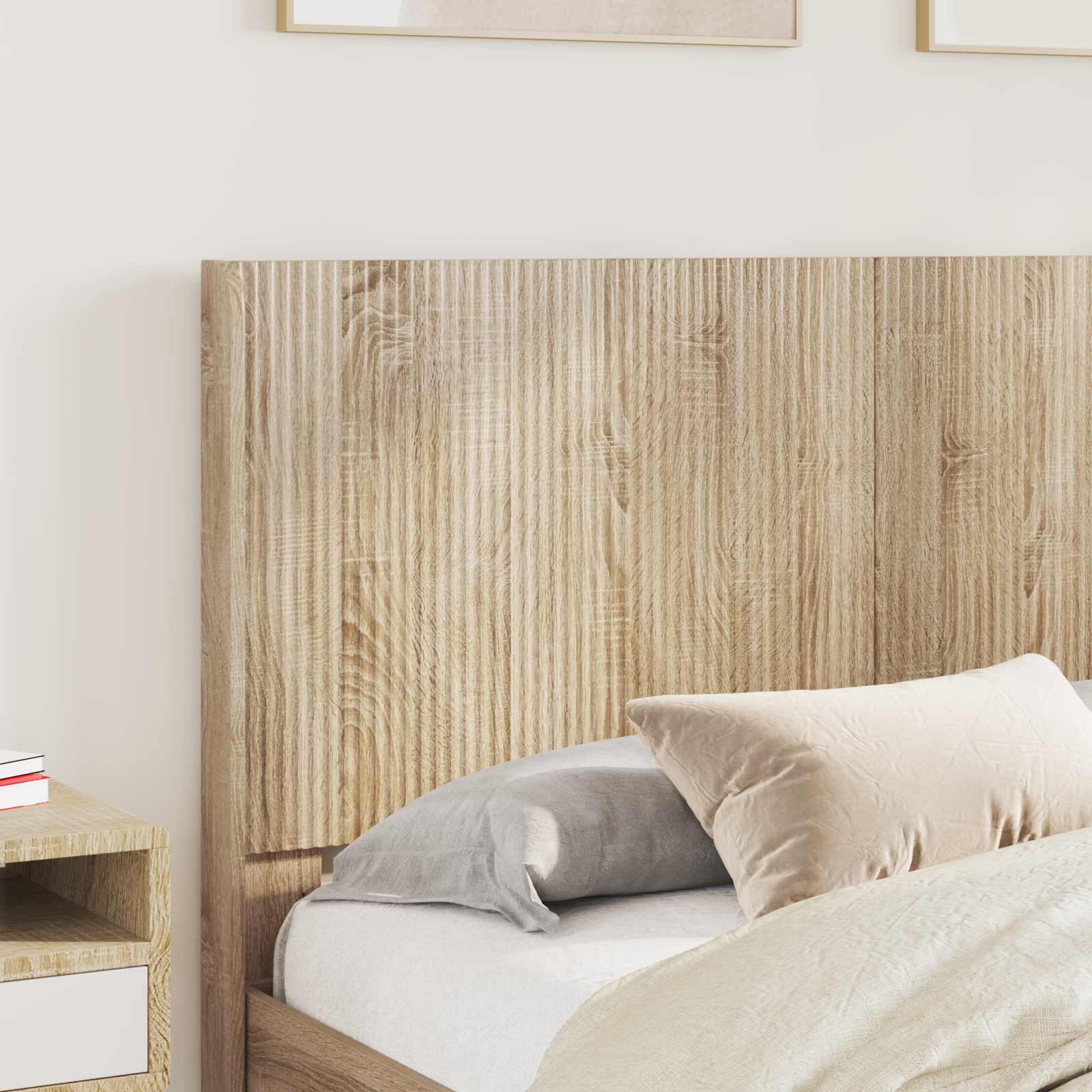 Bed Frame Storage Brown 141.5 cm x 193 cm x 100 cm