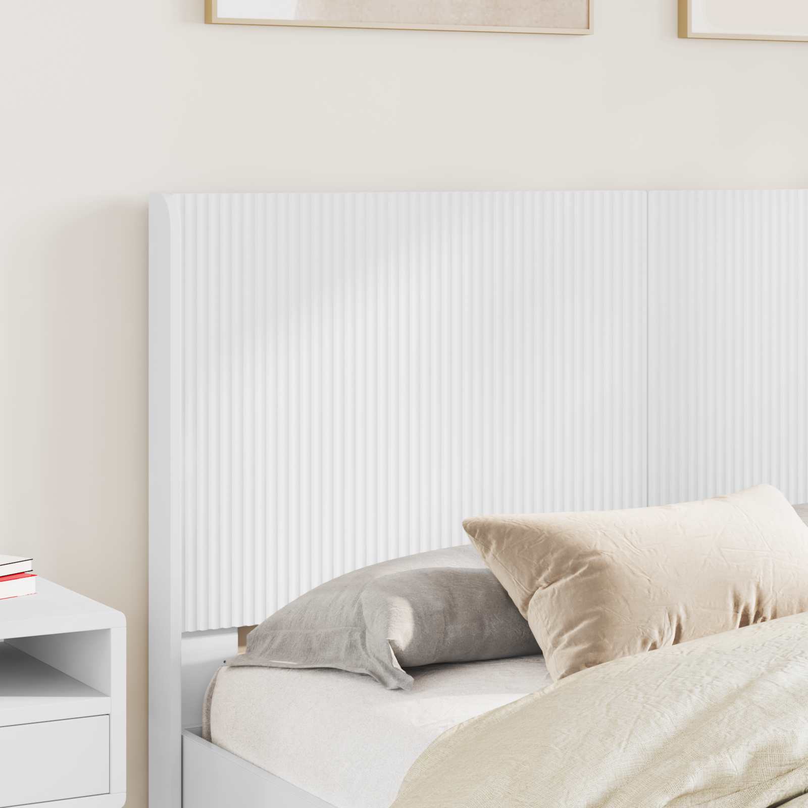 White Bed Frame Storage 150x200cm