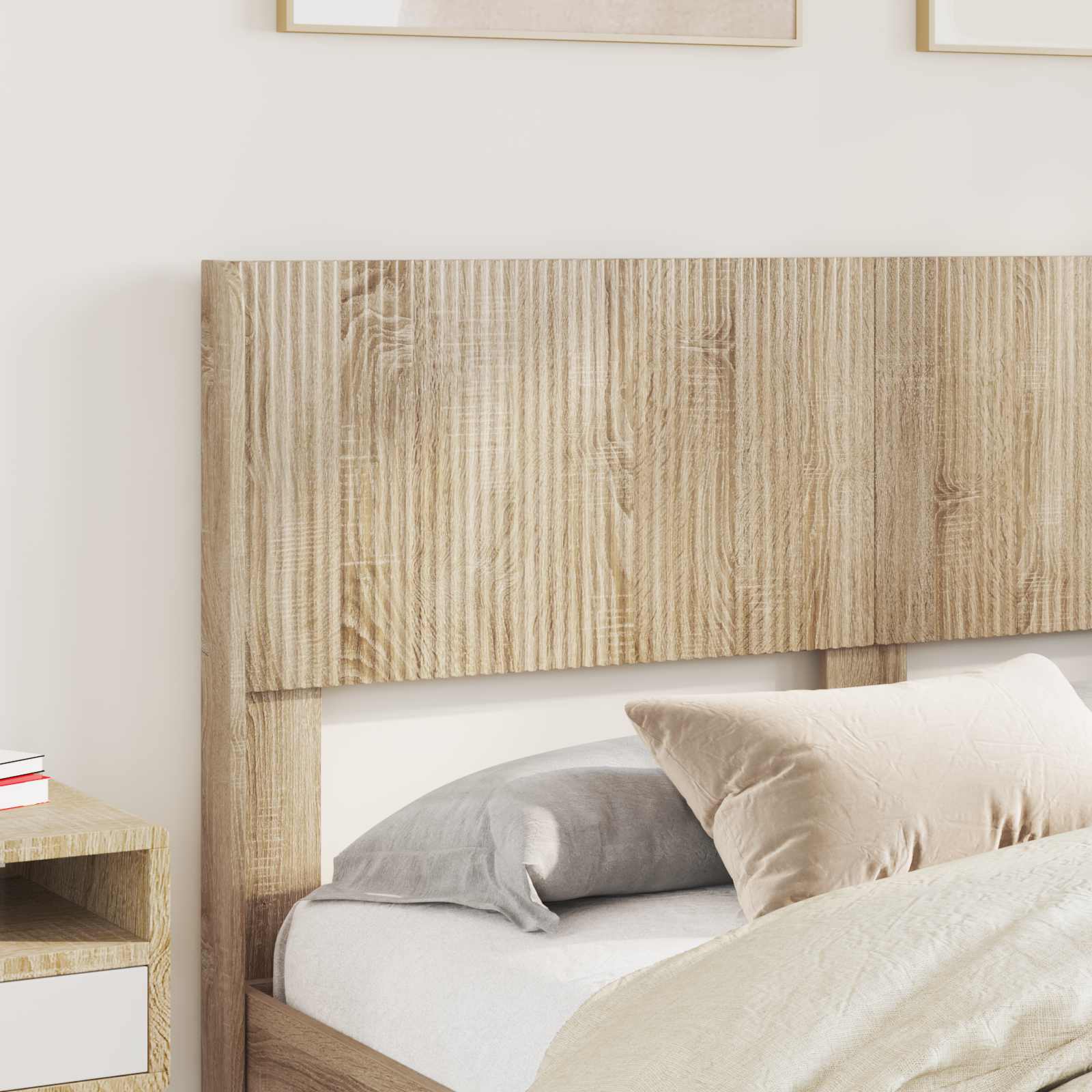 Storage Bed Frame Brown 156.5 cm x 203 cm x 100 cm