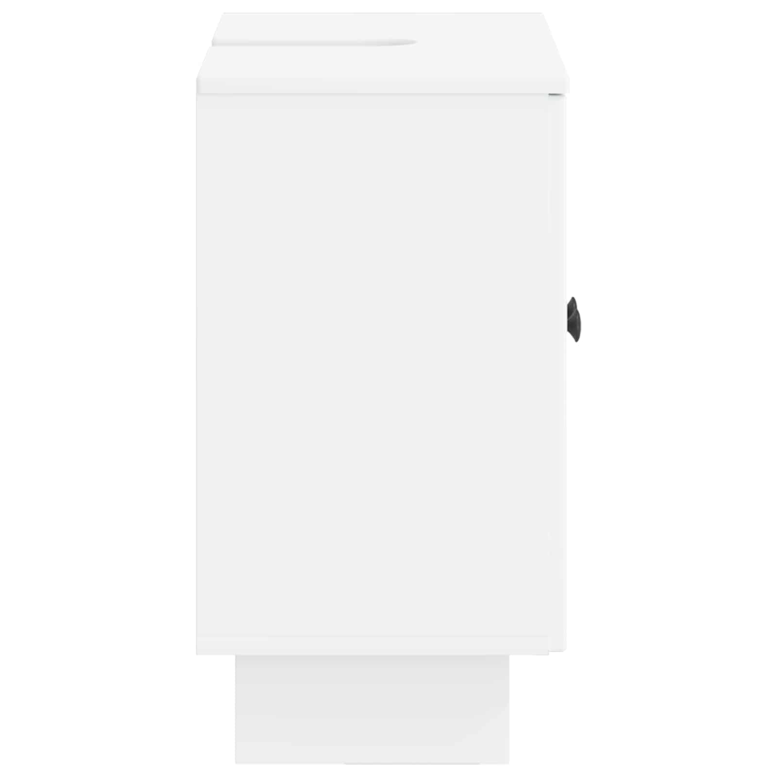 Bathroom Sink Cabinet White Modern 59.5x31.5x59cm