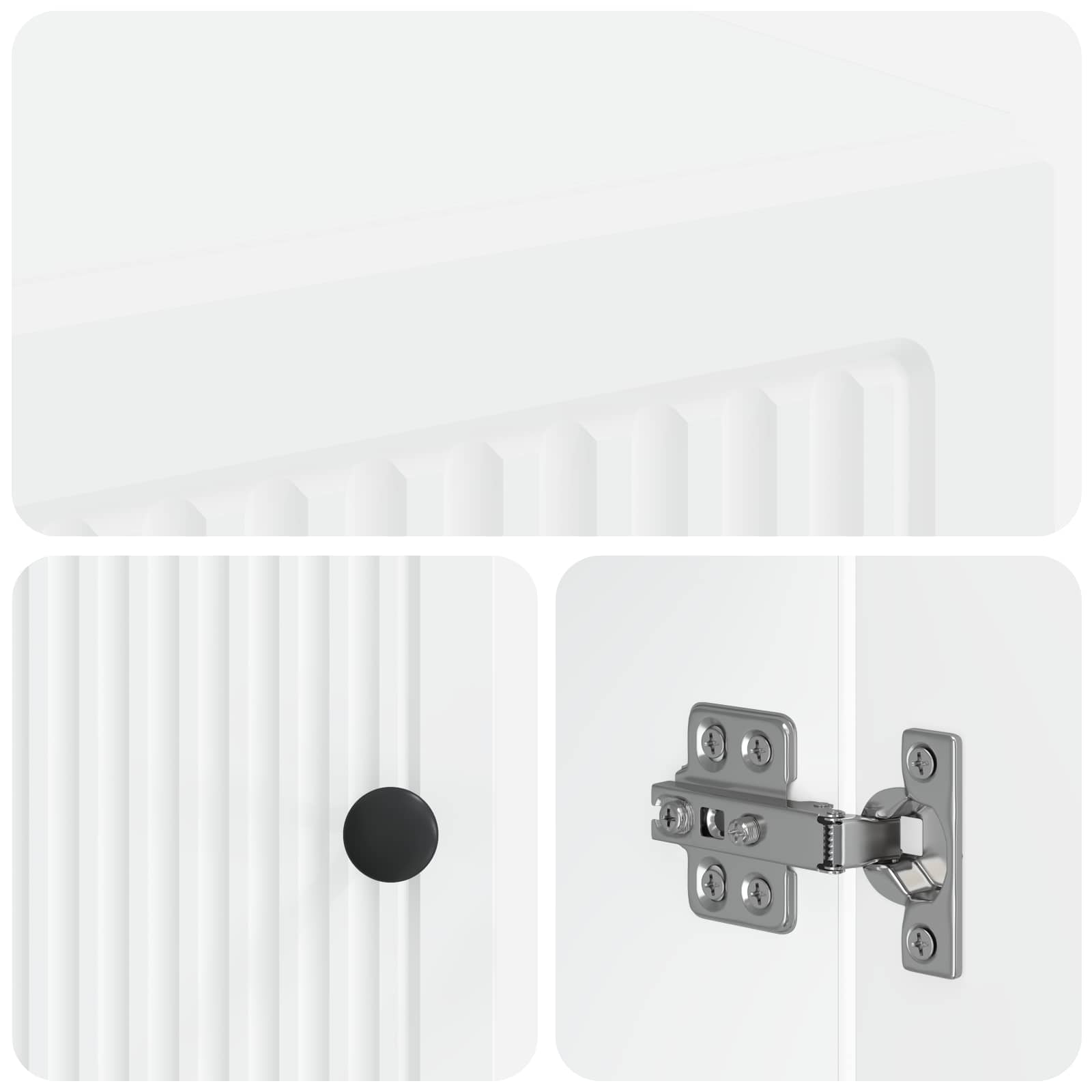 Bathroom Cabinet White Slimline 30x31x190cm