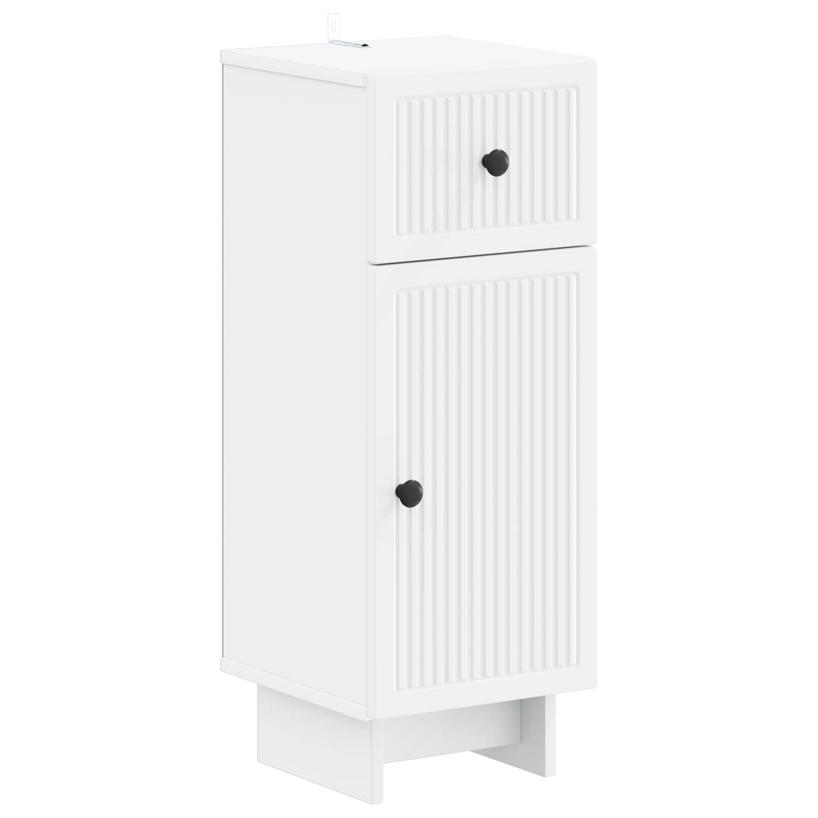 Bathroom Storage Cabinet White Modern 30x31x80cm