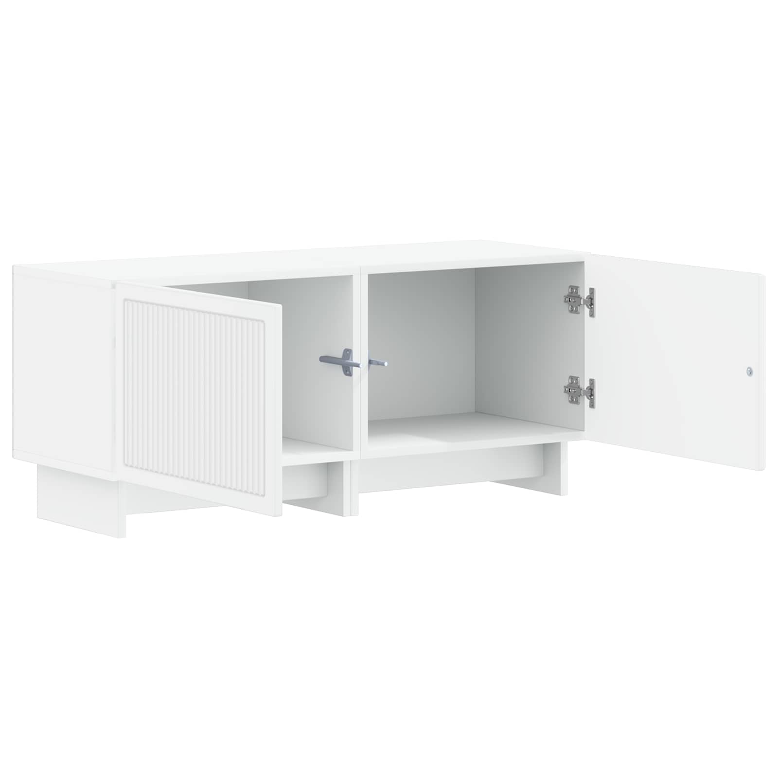 White TV Cabinet Engineered Wood 49x35x43cm