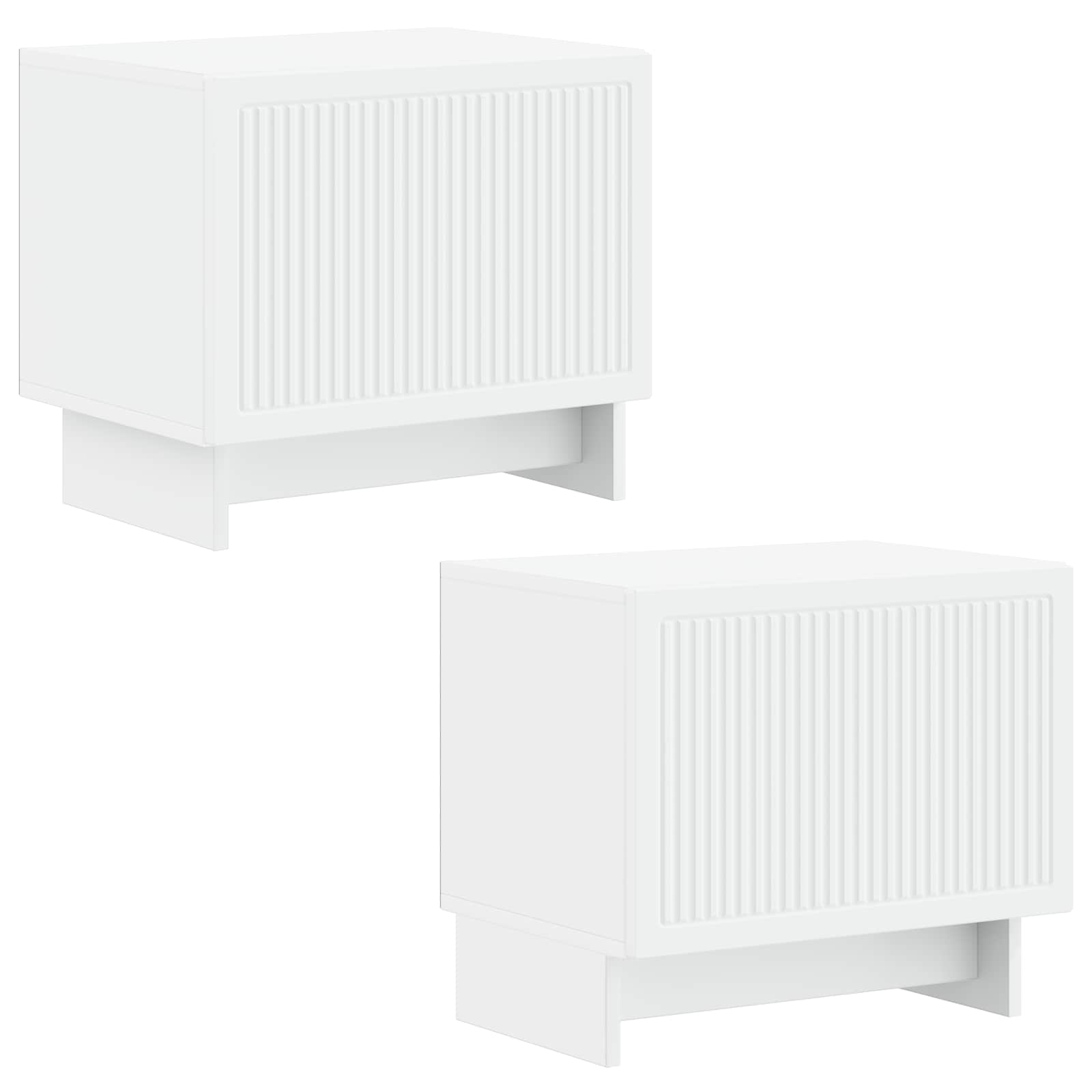 White TV Cabinet Engineered Wood 49x35x43cm