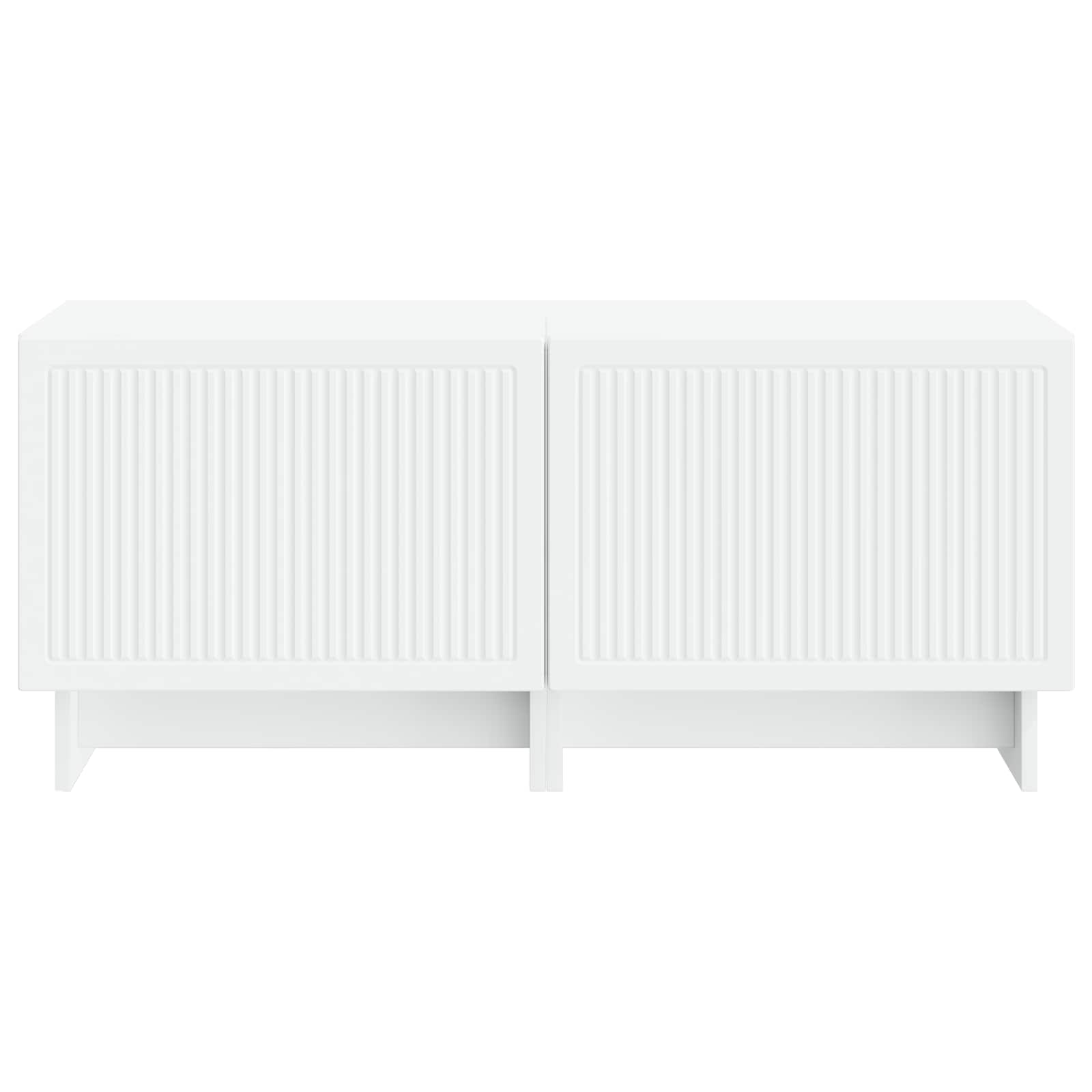 White TV Cabinet Engineered Wood 49x35x43cm