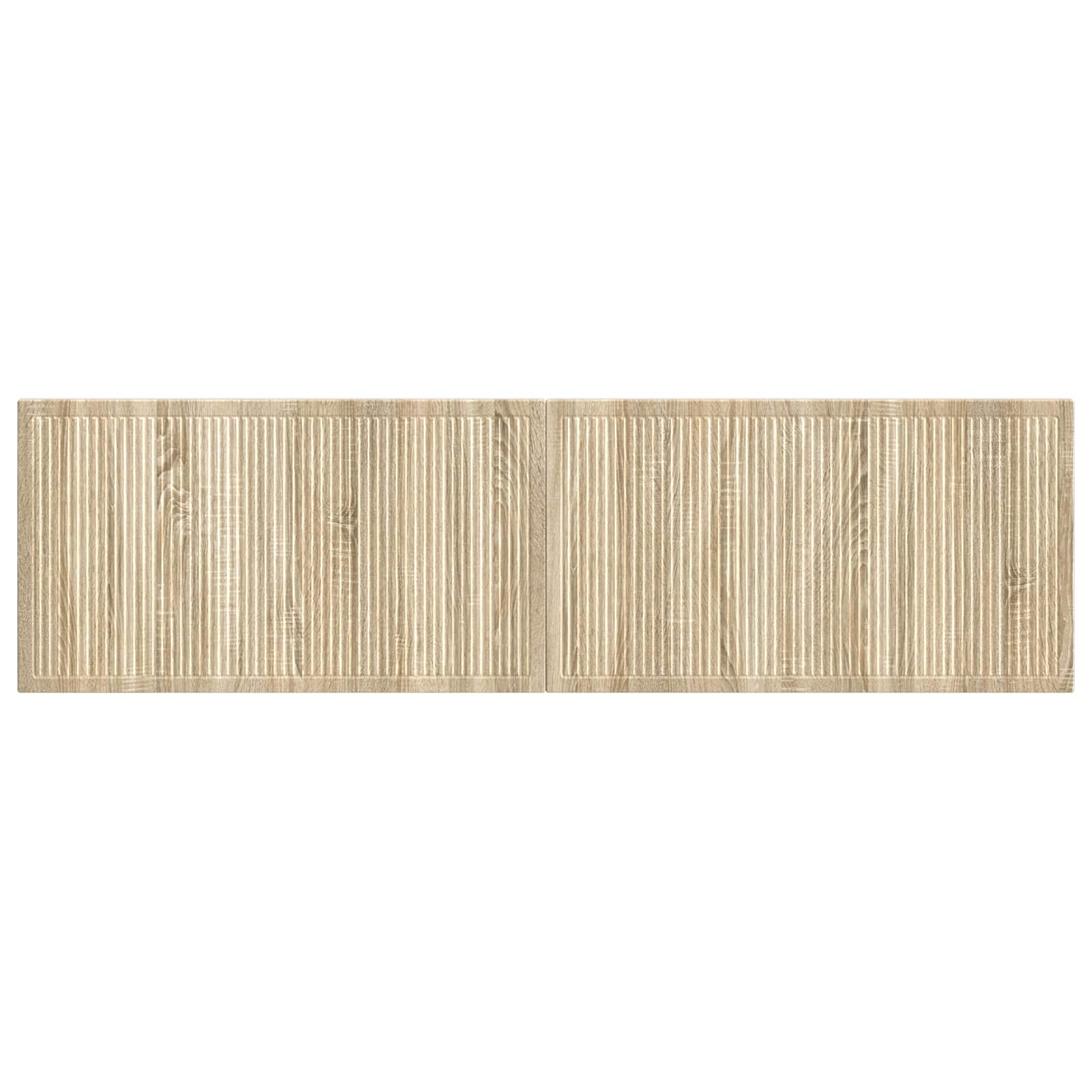 Wall Headboard Engineered Wood 180 cm x 3 cm x 50 cm