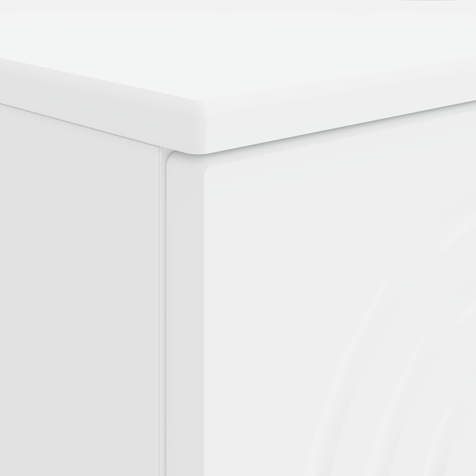 Bathroom Sink Cabinet White Modern 82x41x59cm