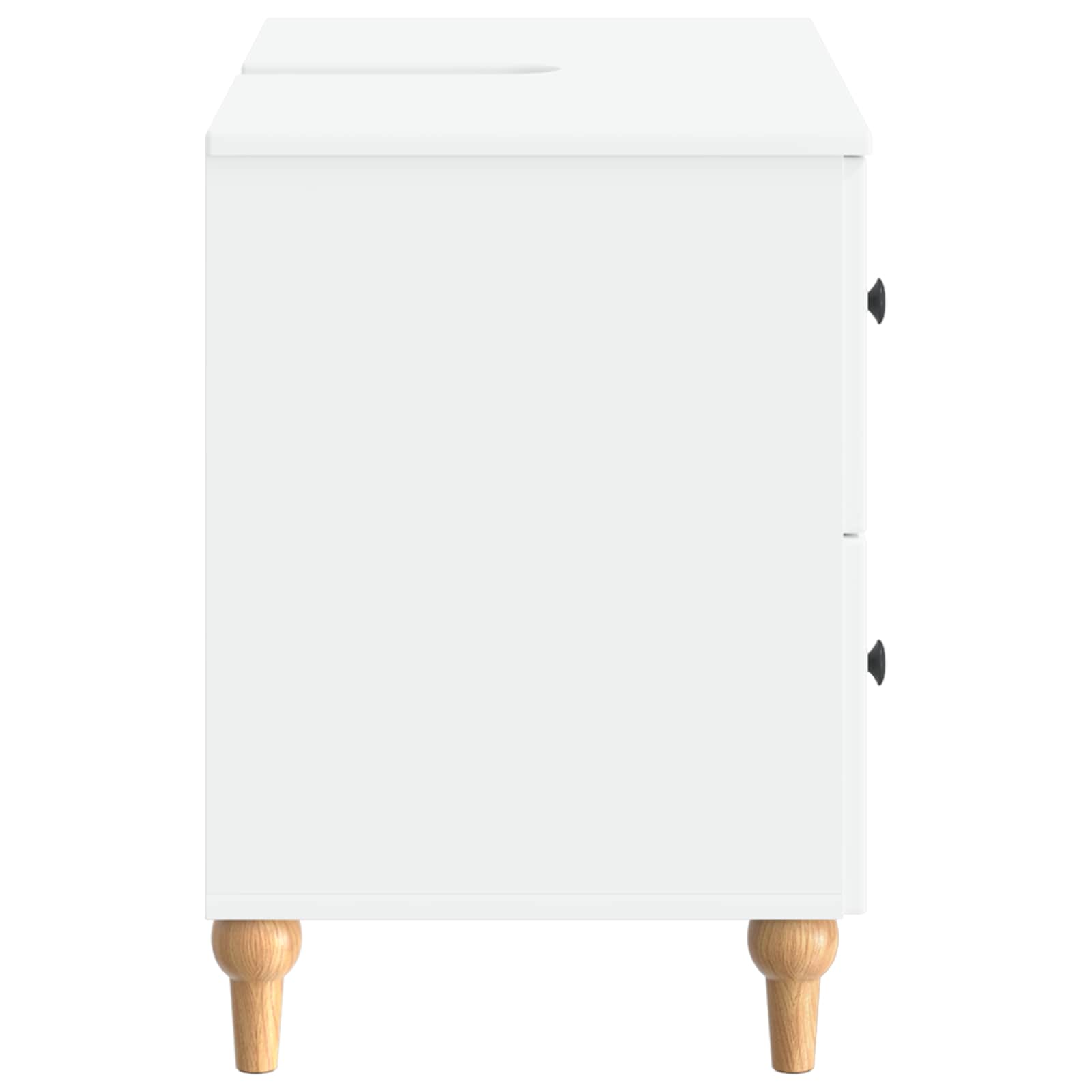 Bathroom Sink Cabinet White Modern 82x41x59cm