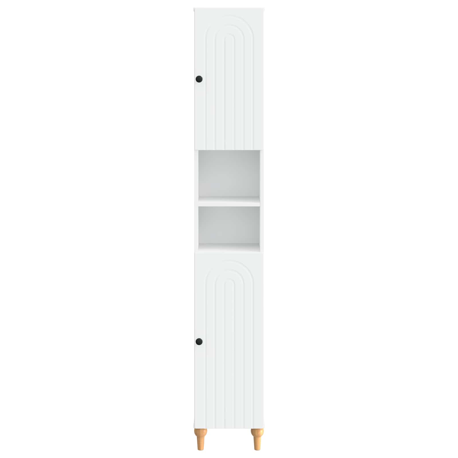 Bathroom Cabinet White Slimline 30 cm x 31 cm x 190 cm
