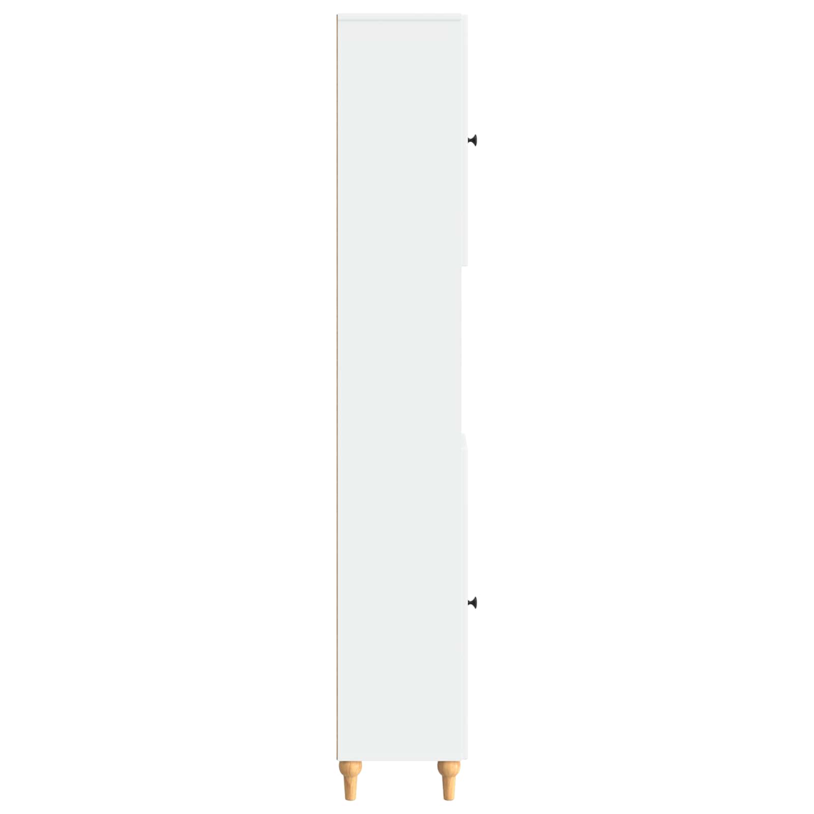 Bathroom Cabinet White Slimline 30 cm x 31 cm x 190 cm