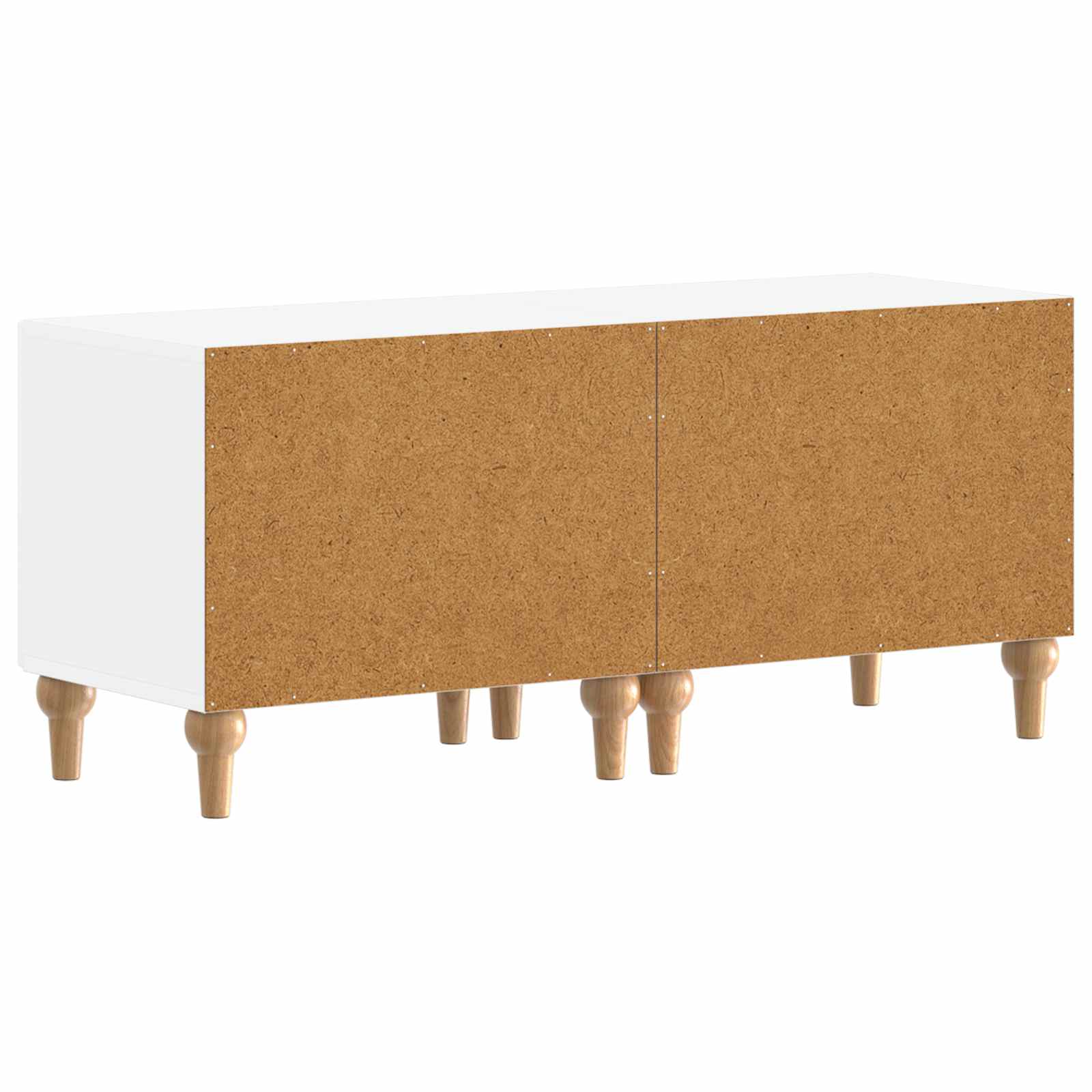 White Engineered Wood Tv Cabinet 98x35x43cm
