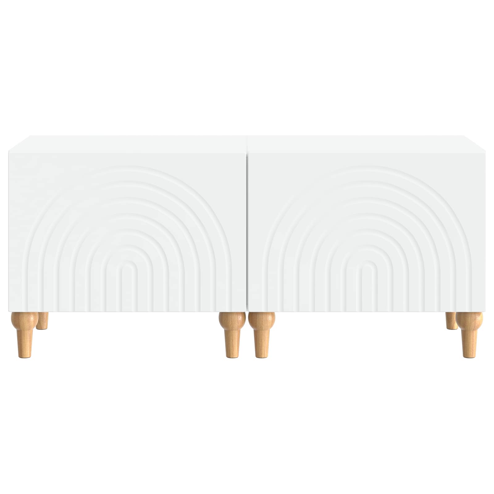 White Engineered Wood Tv Cabinet 98x35x43cm