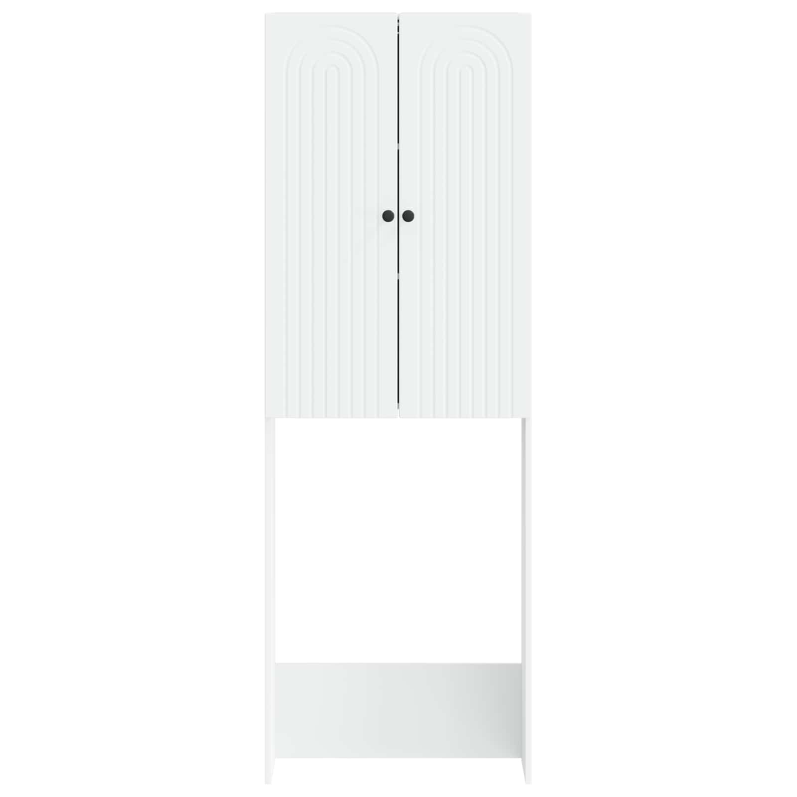 Bathroom Cabinet White Slimline 66 cm x 25.5 cm x 190 cm
