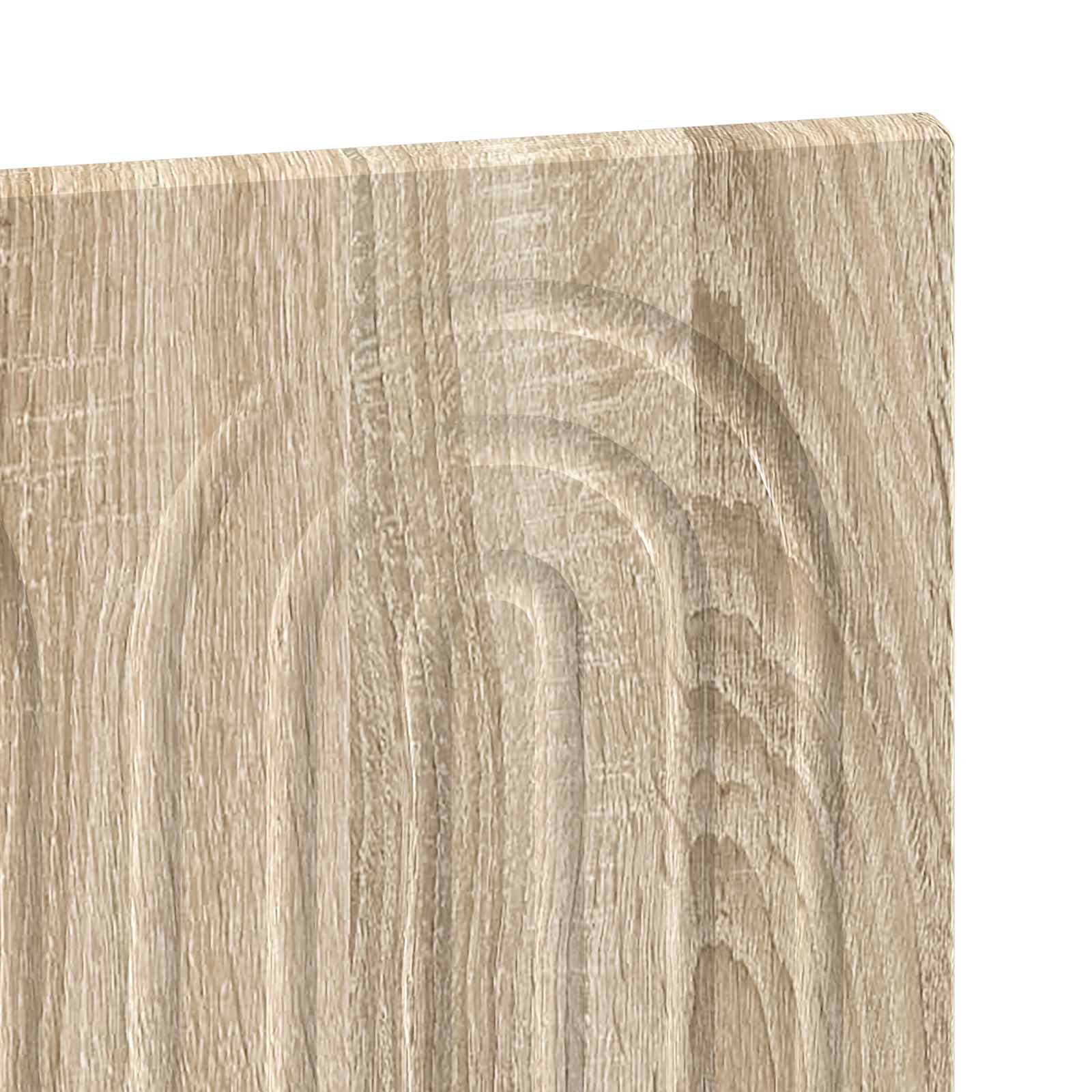 Wall Headboard Brown Engineered Wood 199.5 cm x 3 cm x 50 cm
