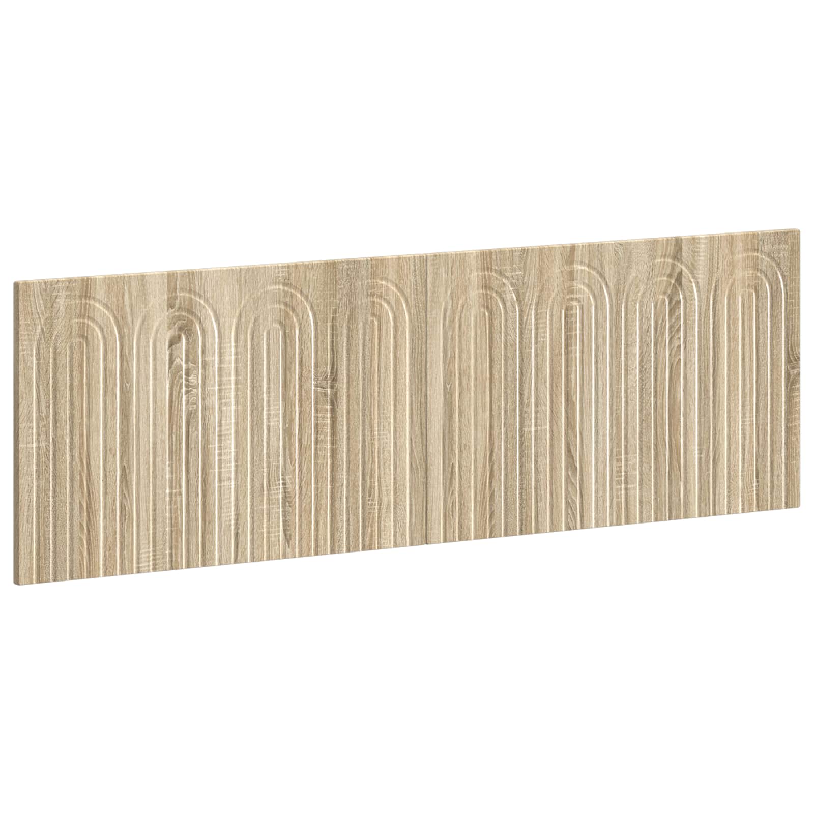 Wall Headboard Brown Engineered Wood 161 cm x 3 cm x 50 cm