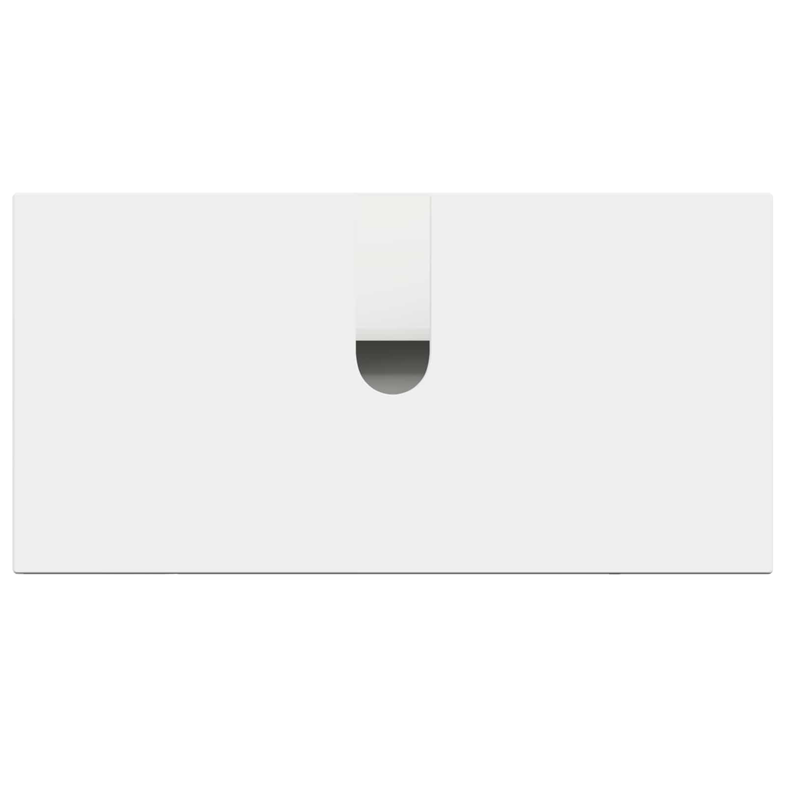 Bathroom Sink Cabinet White Slim 59.5x31.5x59cm