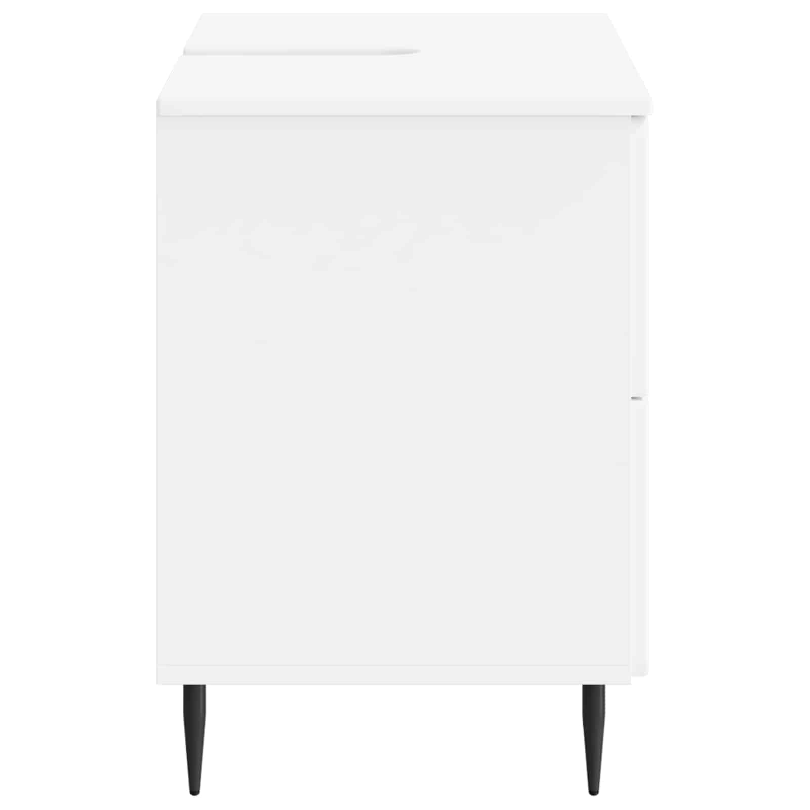 Bathroom Sink Cabinet White Modern 82x41x58.5cm