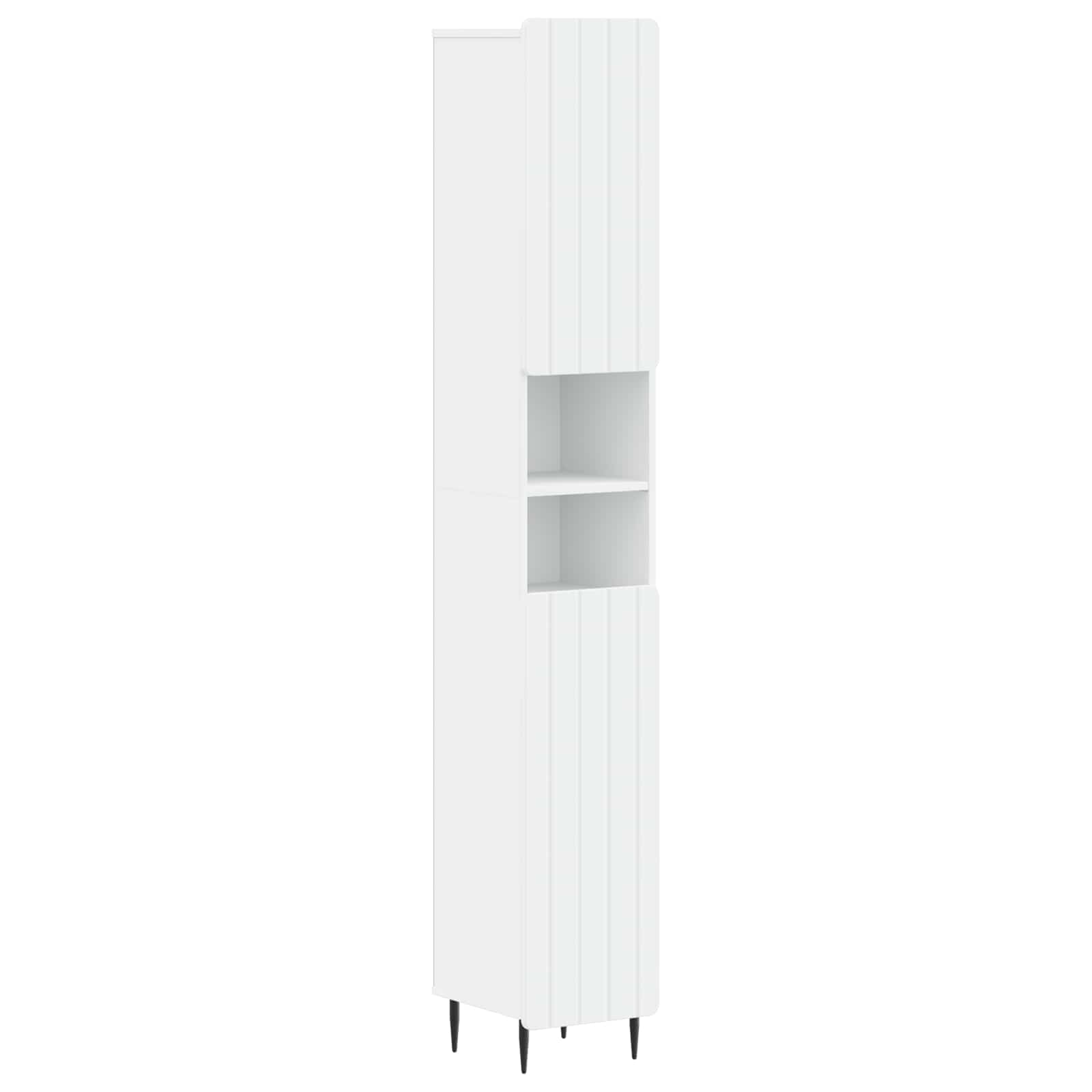 Bathroom Cabinet White Slimline 30 cm x 31 cm x 189.5 cm