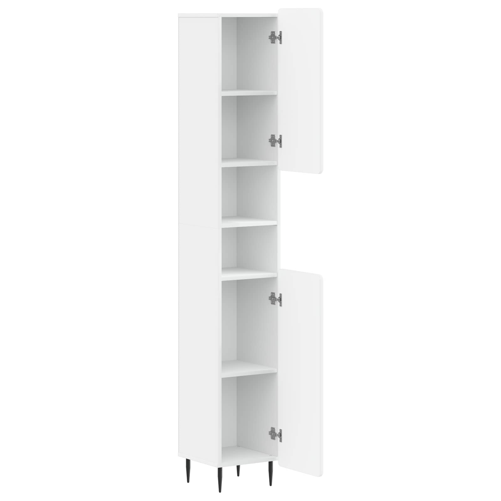 Bathroom Cabinet White Slimline 30 cm x 31 cm x 189.5 cm