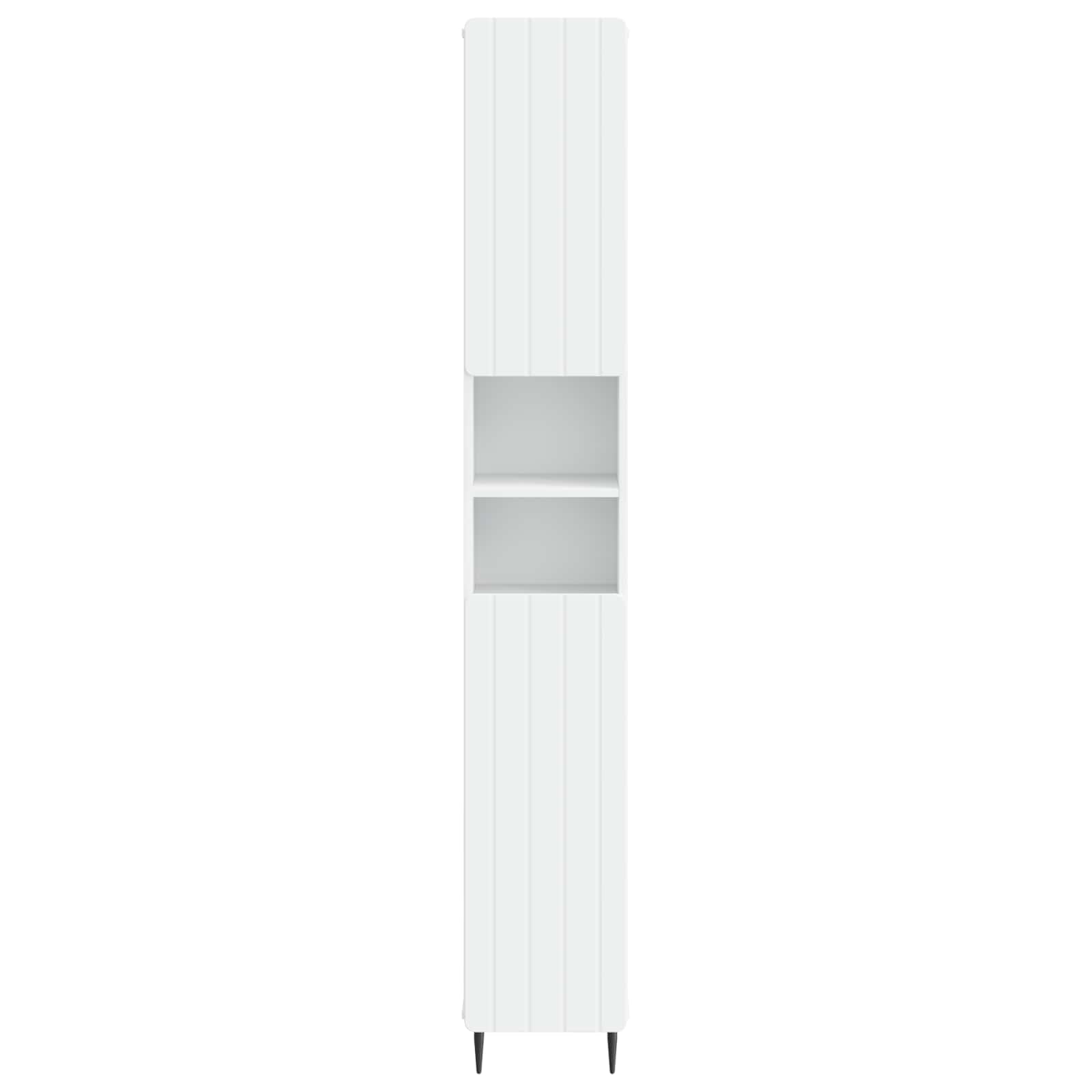 Bathroom Cabinet White Slimline 30 cm x 31 cm x 189.5 cm