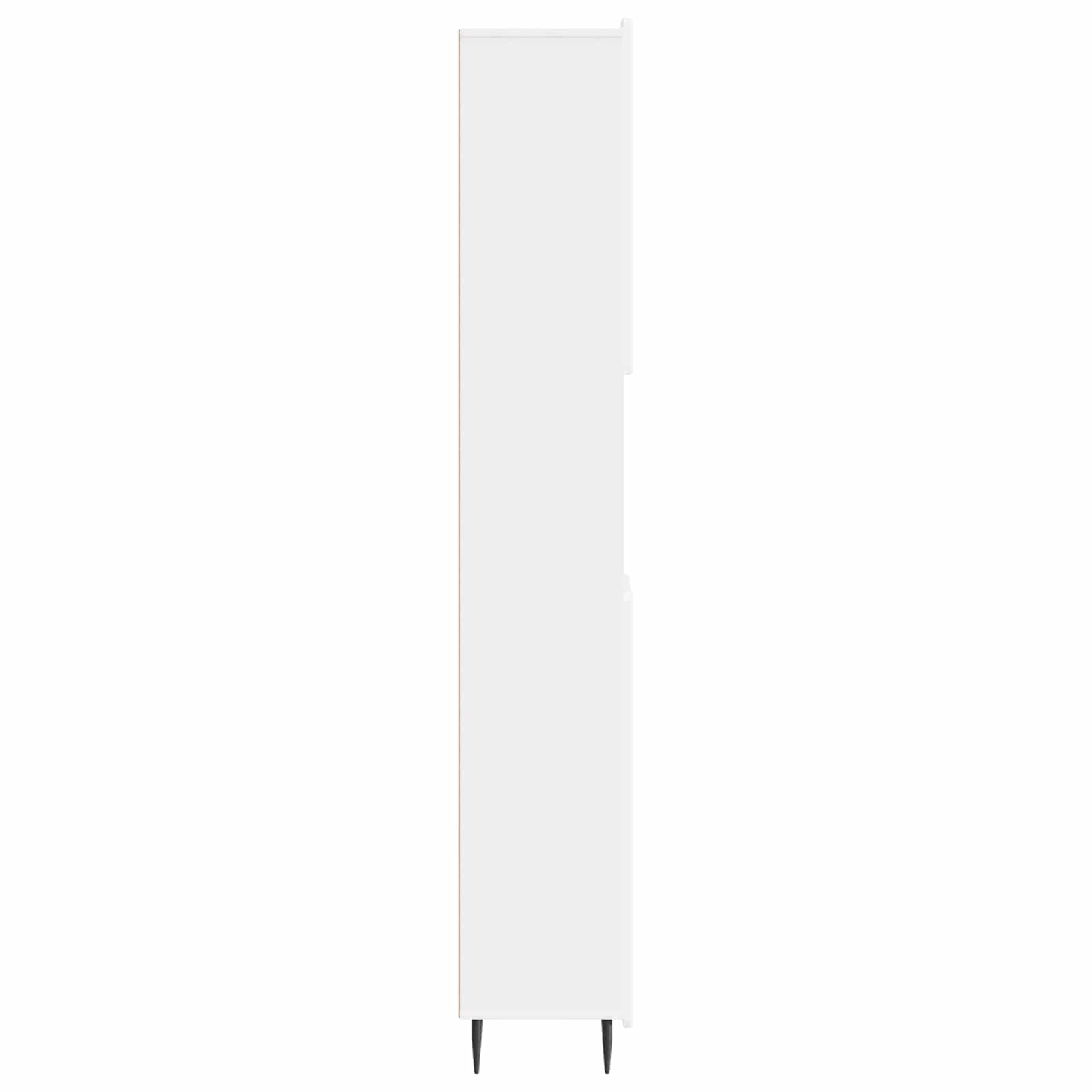 Bathroom Cabinet White Slimline 30 cm x 31 cm x 189.5 cm