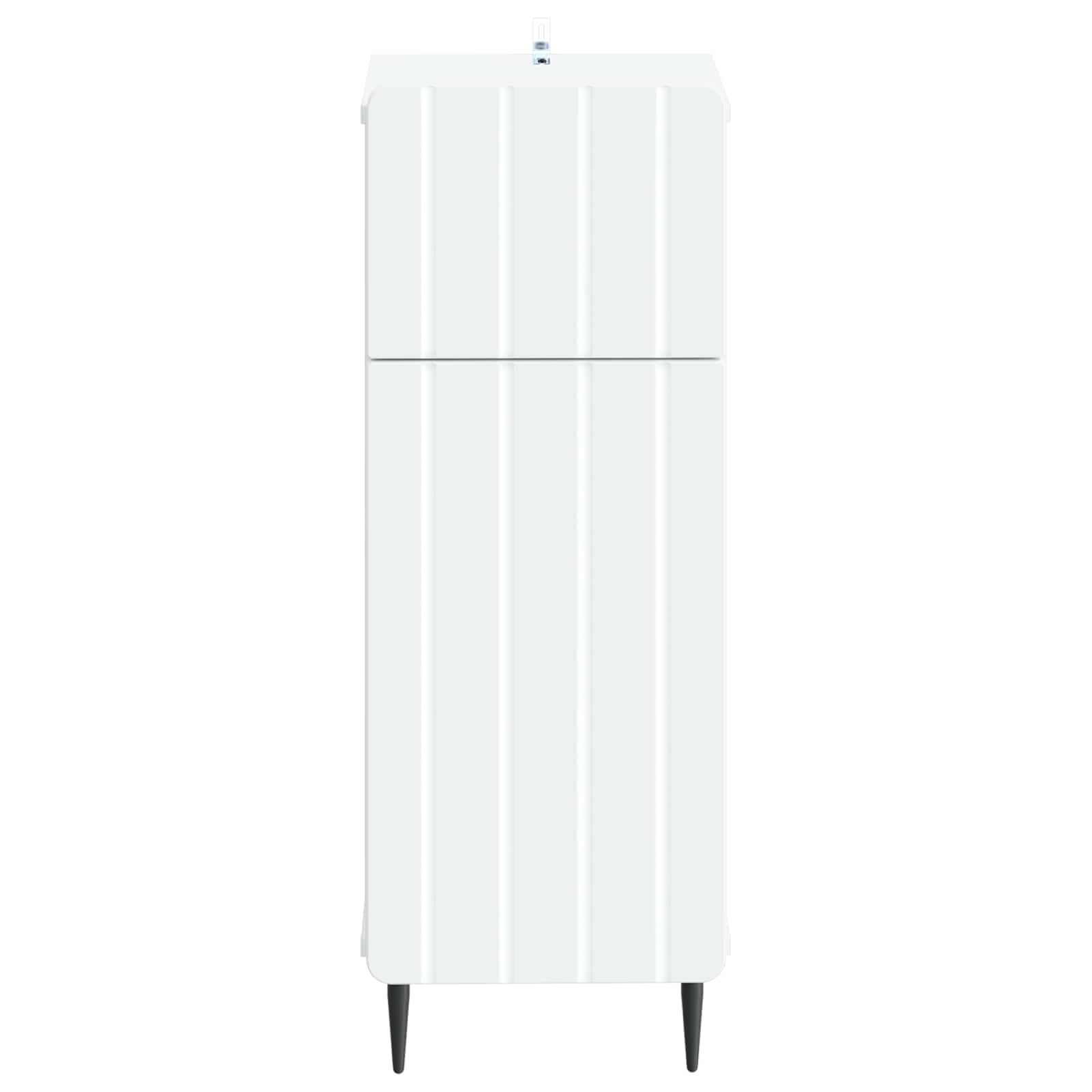 Bathroom Storage Cabinet White Slim 30x31x79.5cm