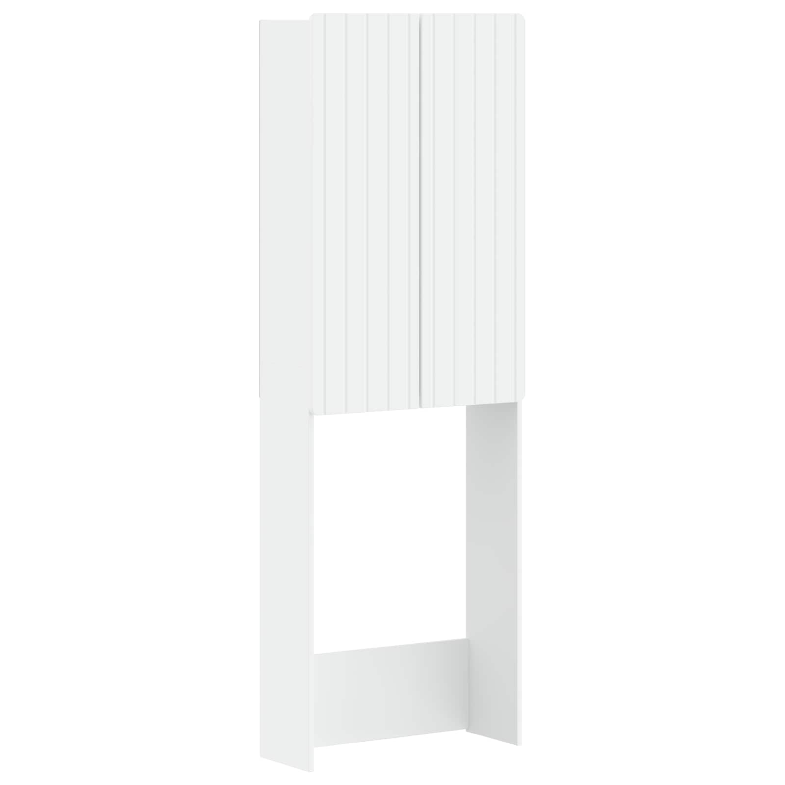 Bathroom Cabinet White Slim 66 cm x 25.5 cm x 190 cm