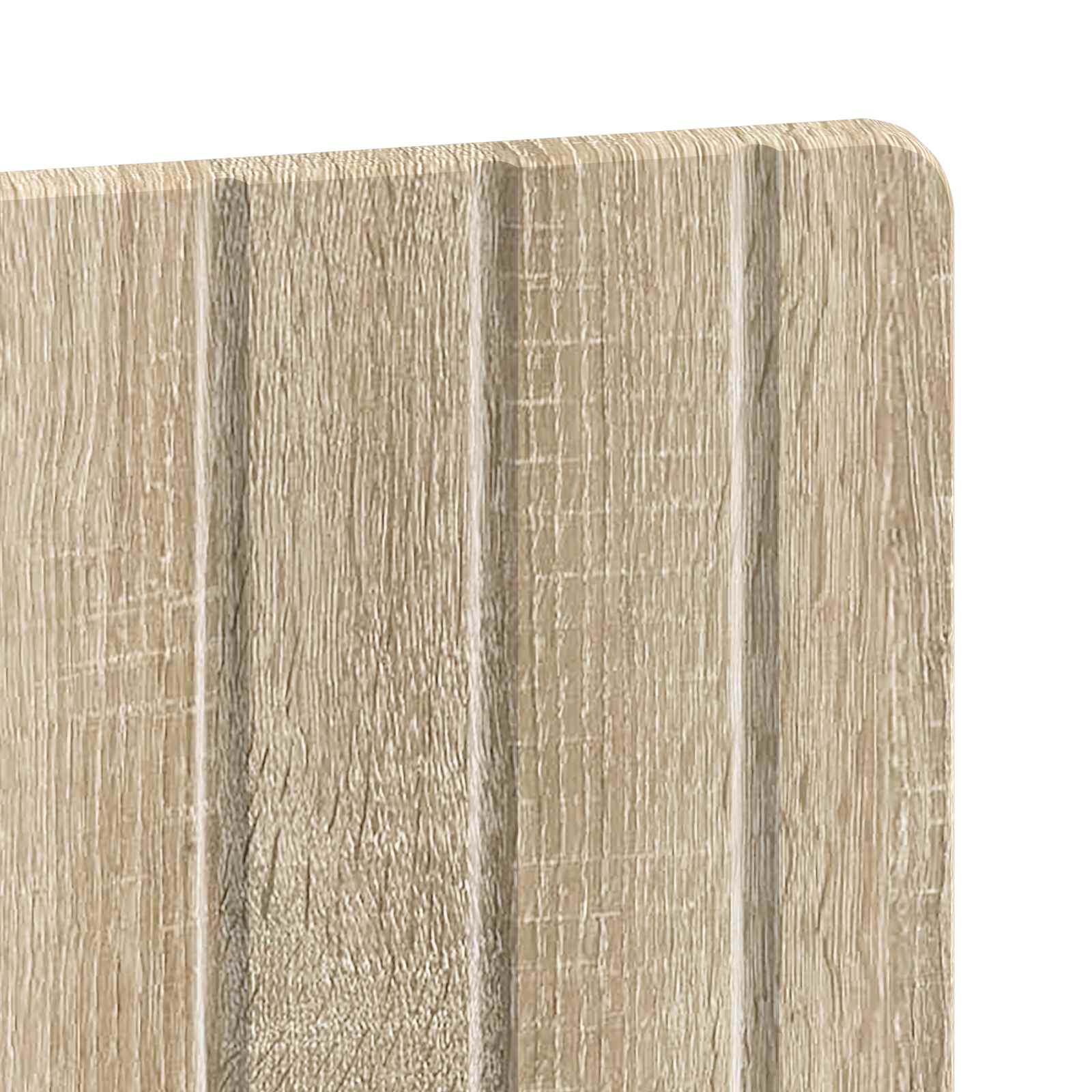 Wall Headboard Brown Engineered Wood 180 cm x 3 cm x 50 cm