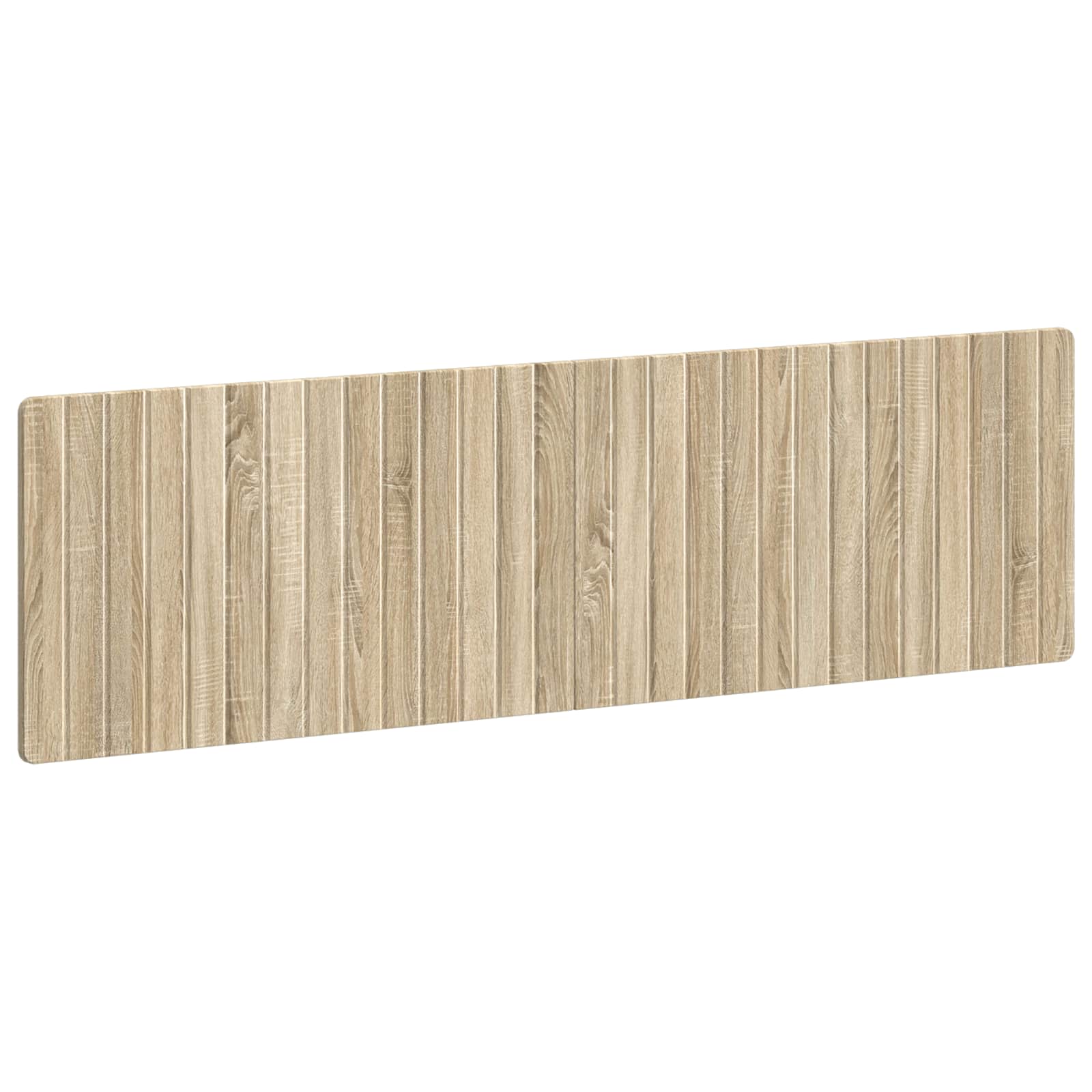 Wall Headboard Brown Engineered Wood 180 cm x 3 cm x 50 cm