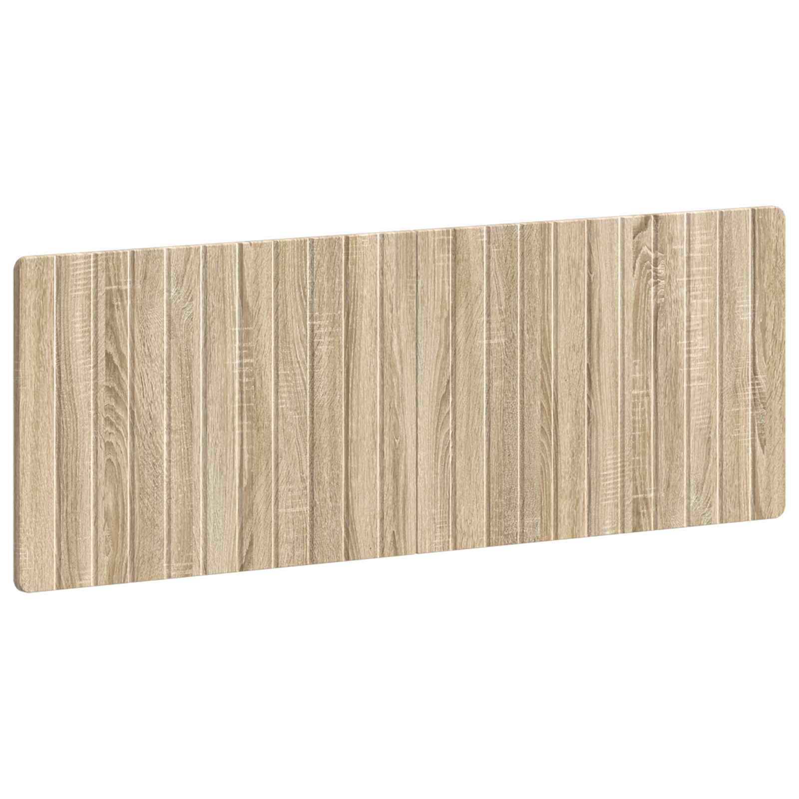 Wall Headboard Brown Engineered Wood 140 cm x 3 cm x 50 cm