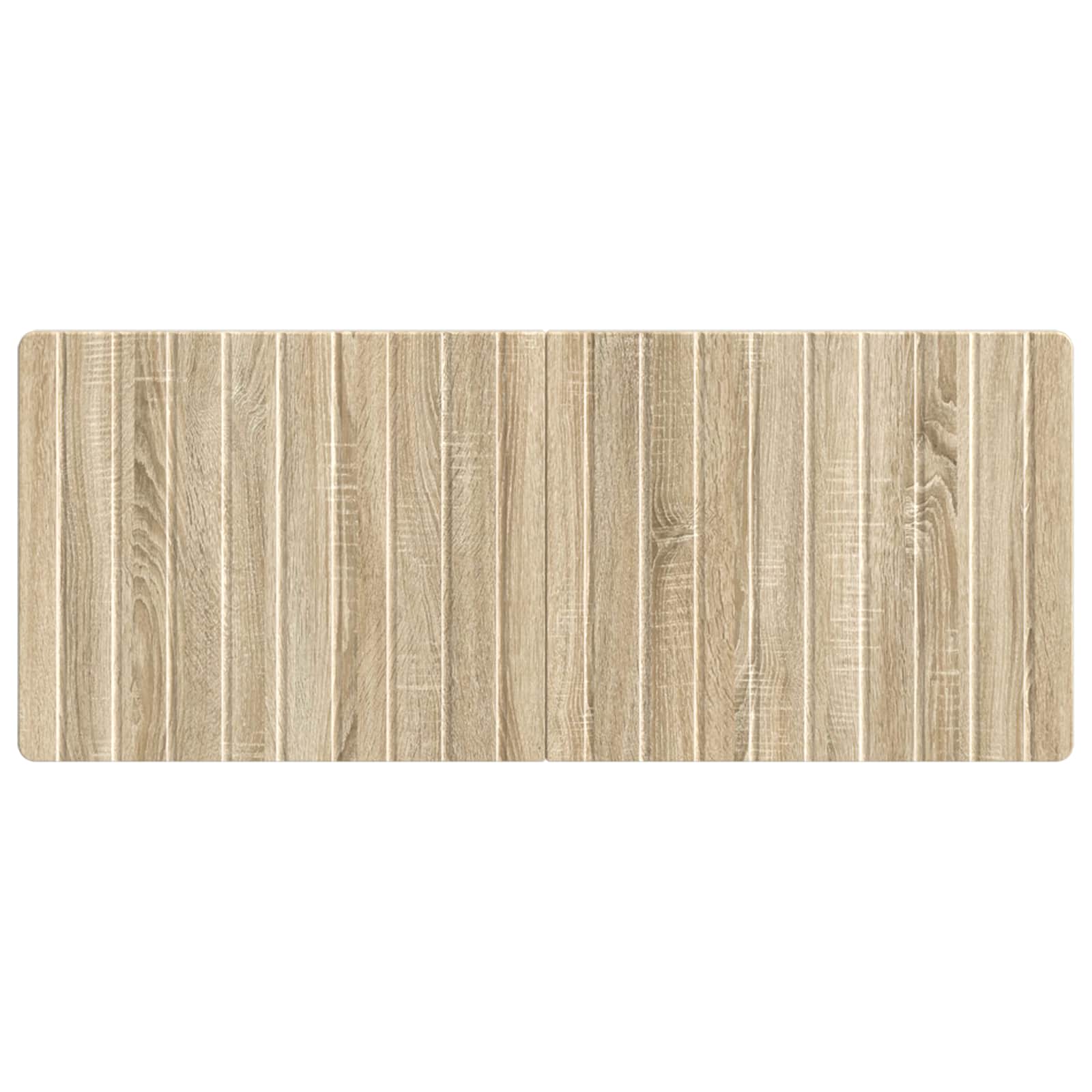 Wall Headboard Brown Engineered Wood 120 cm x 3 cm x 50 cm