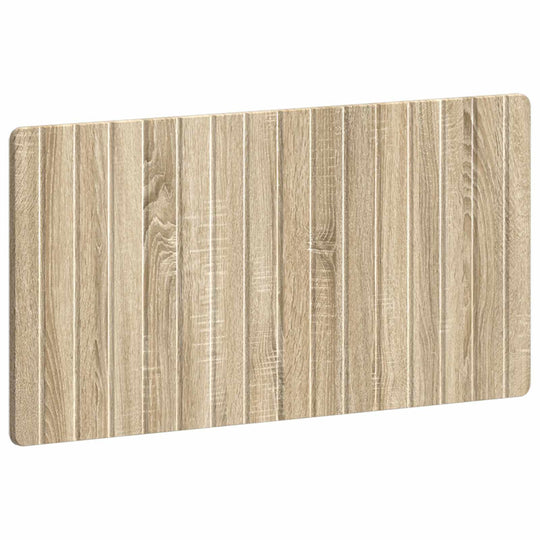 Wall Headboard Brown Engineered Wood 100 cm x 3 cm x 50 cm