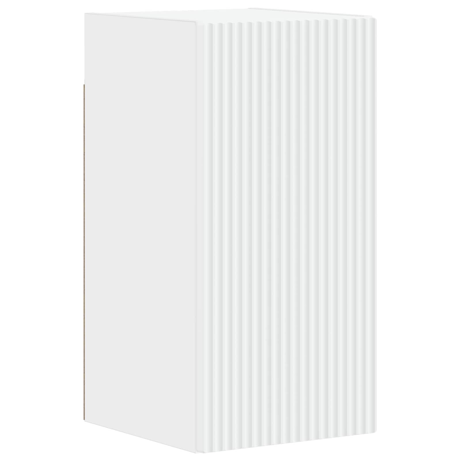 Bathroom Wall Cabinet White Slim 30x31x59cm