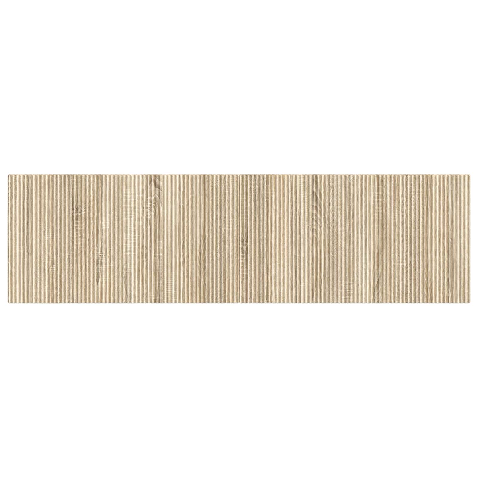 Wall Headboard Sonoma Oak Wood 180 cm x 3 cm x 50 cm