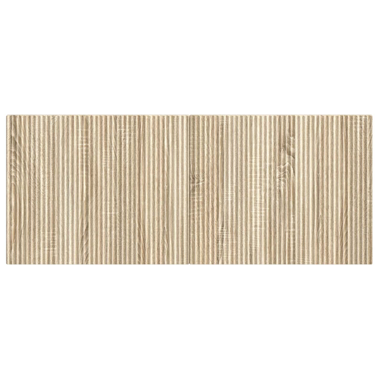 Wall Headboard Sonoma Oak Wood 120 cm x 3 cm x 50 cm