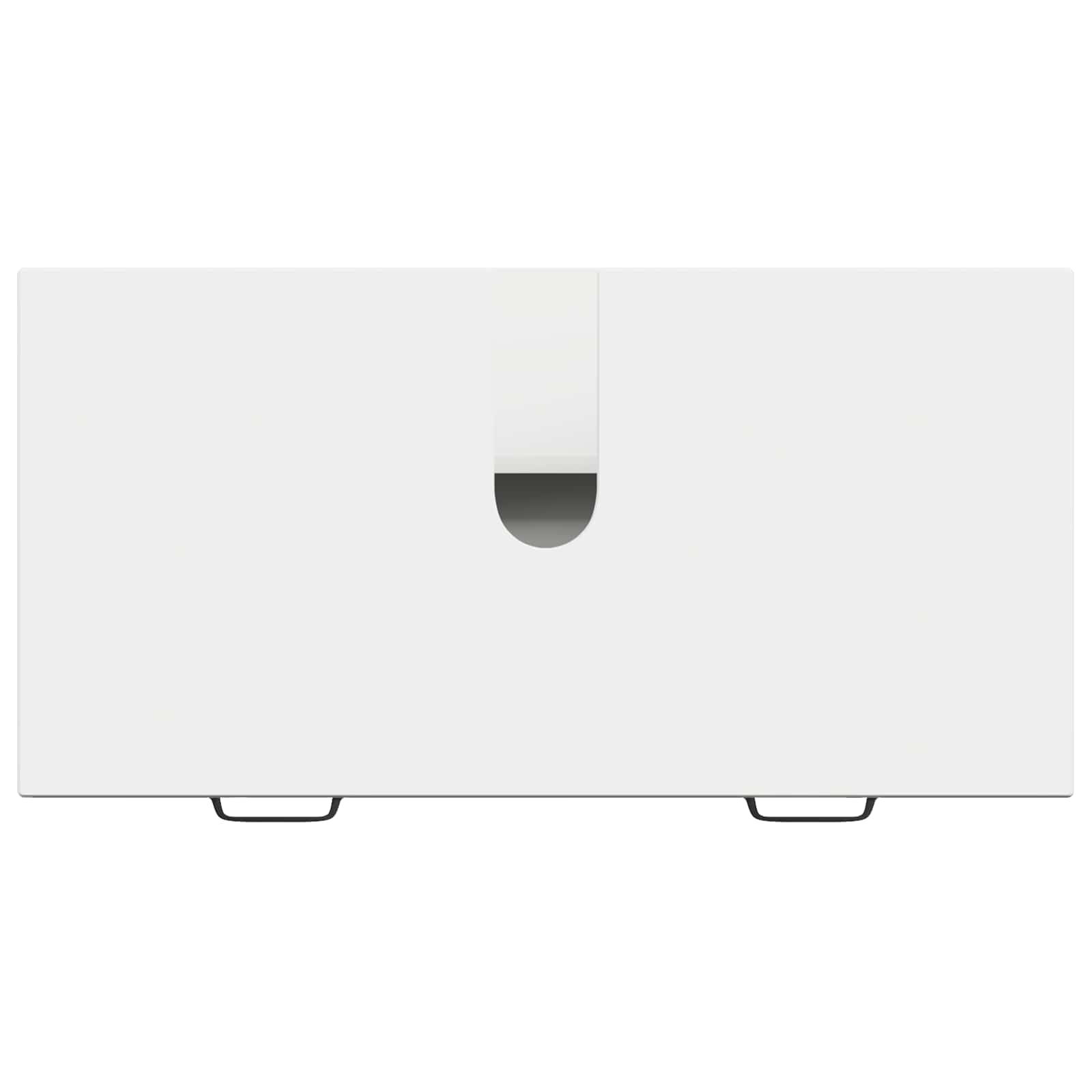 Bathroom Sink Cabinet White Slim 82x41x58.5cm