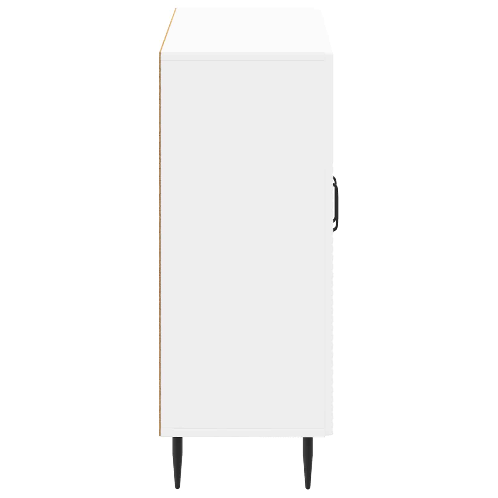 Bathroom Storage Cabinet White Compact 59.5x31x80cm
