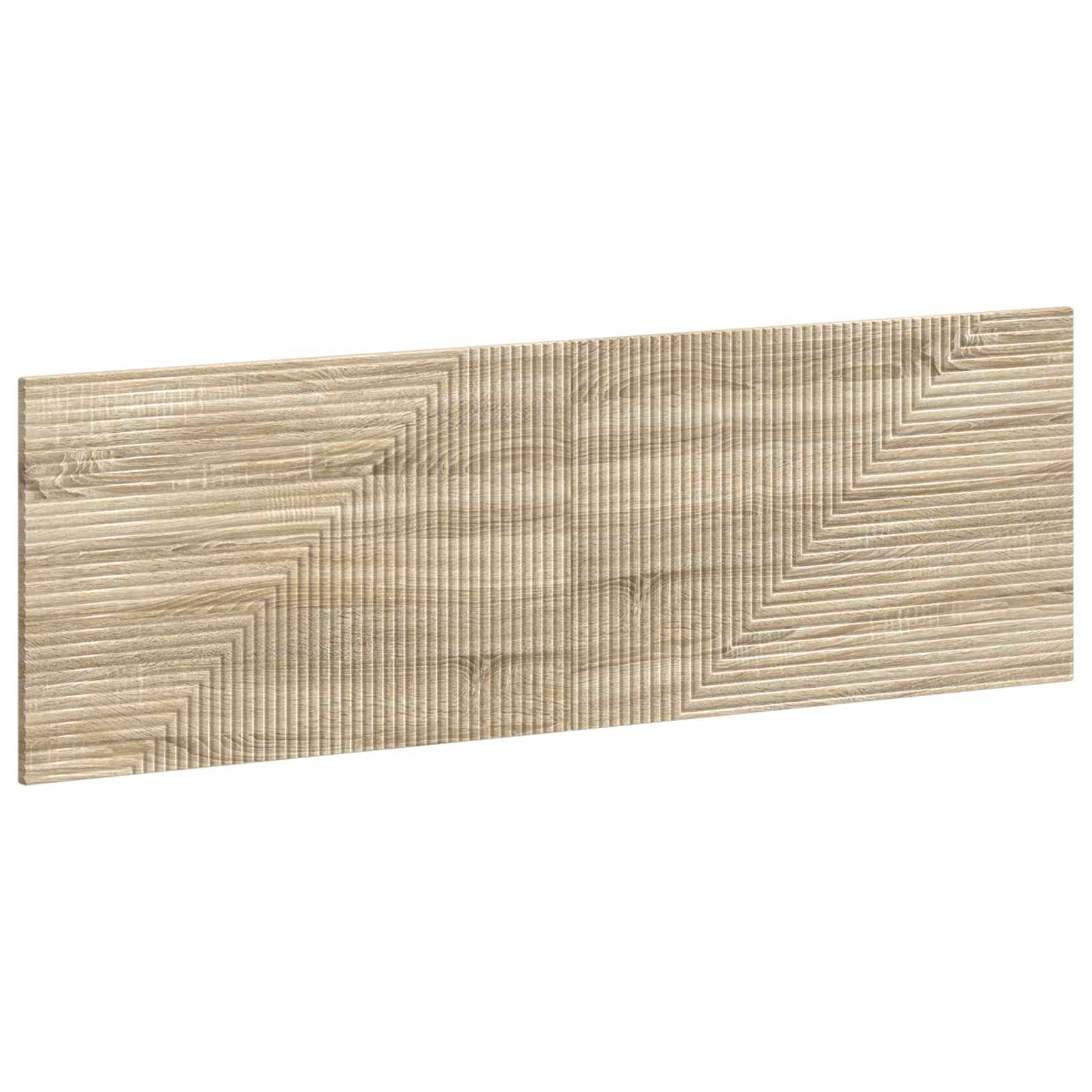 Wall Headboard Brown Engineered Wood 160 cm x 3 cm x 50 cm