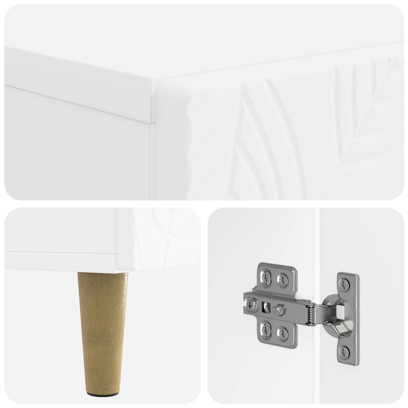 Bathroom Storage Cabinet White Slim 30x31x80cm