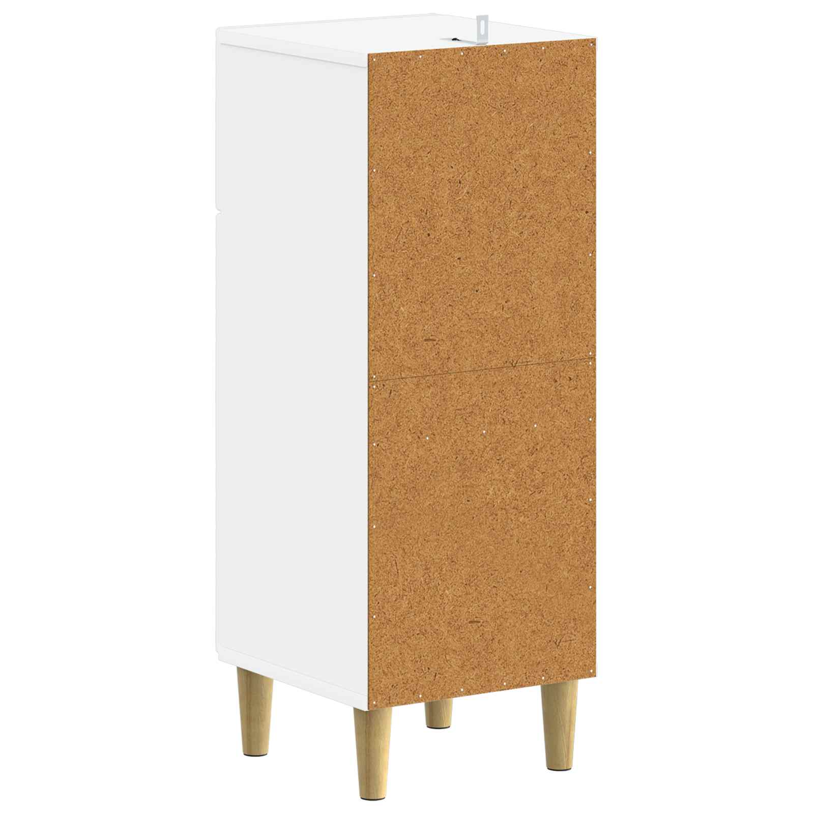 Bathroom Storage Cabinet White Slim 30x31x80cm