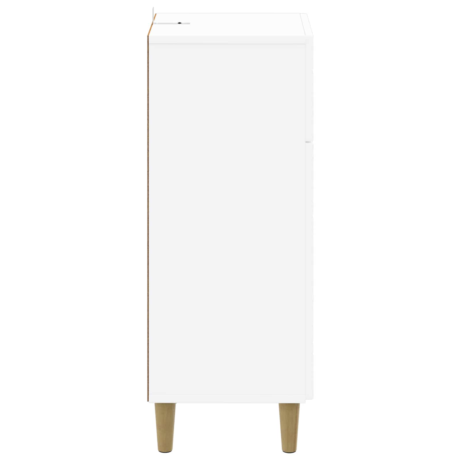 Bathroom Storage Cabinet White Slim 30x31x80cm