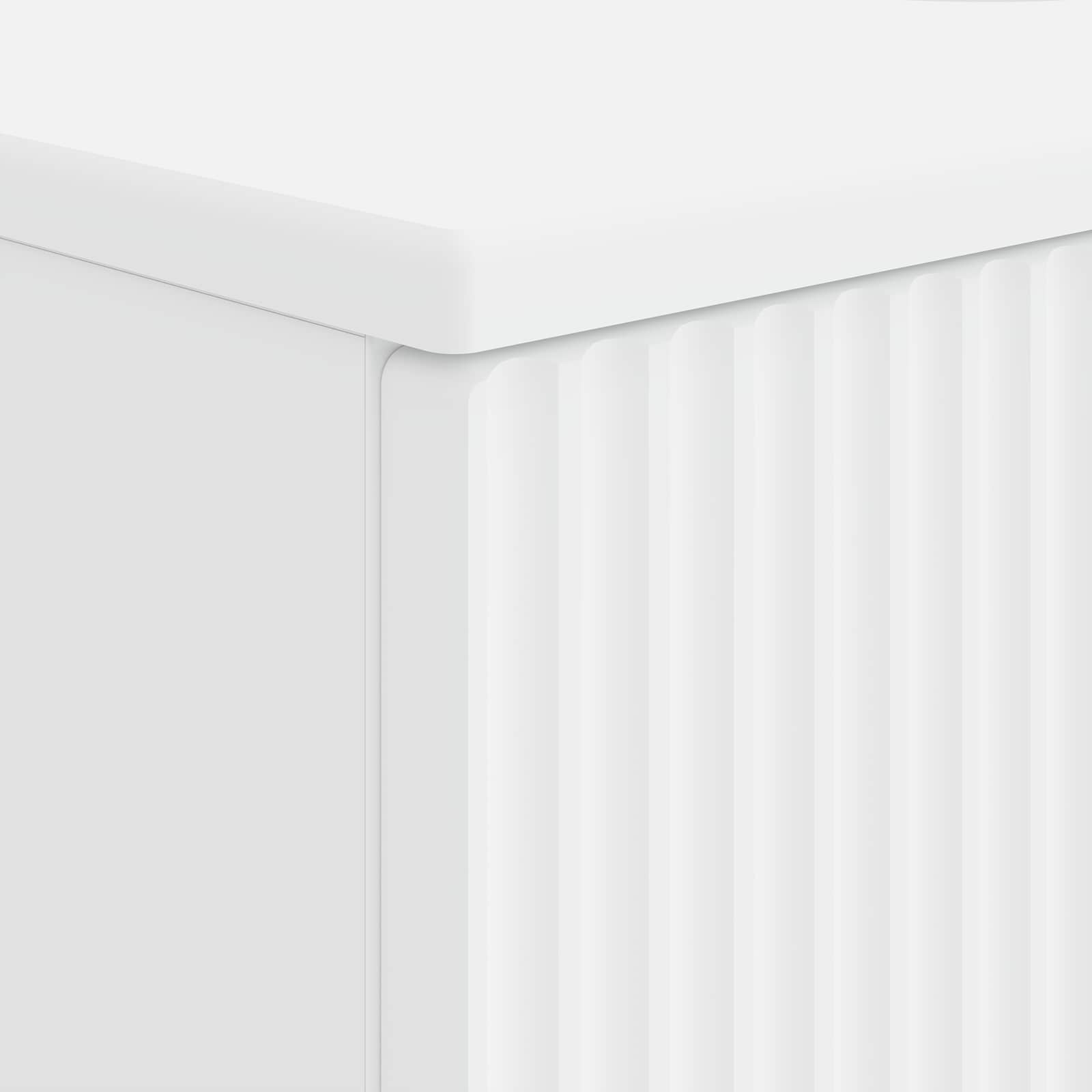 Bathroom Sink Cabinet White Modern 82 cm x 41 cm x 56 cm