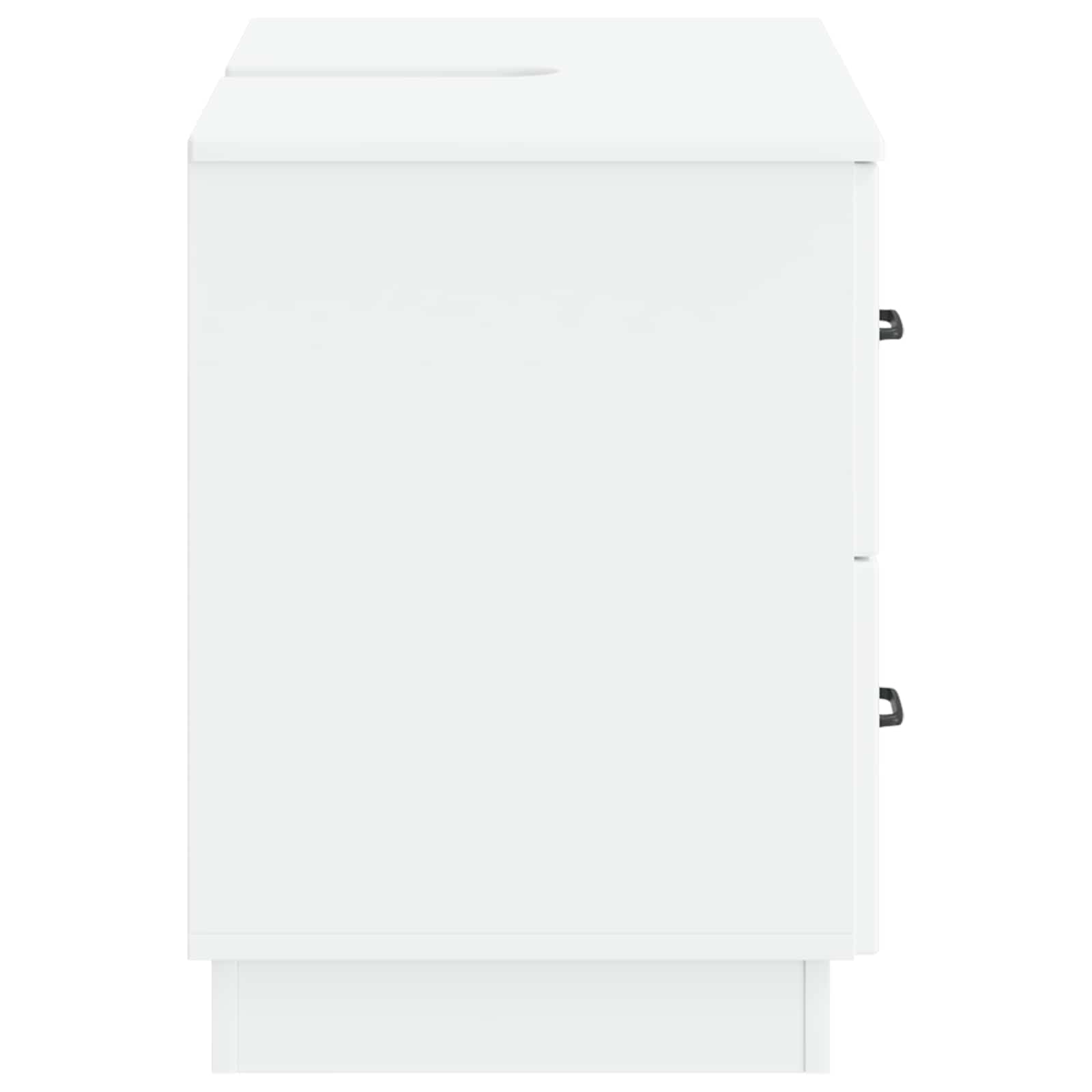 Bathroom Sink Cabinet White Modern 82 cm x 41 cm x 56 cm