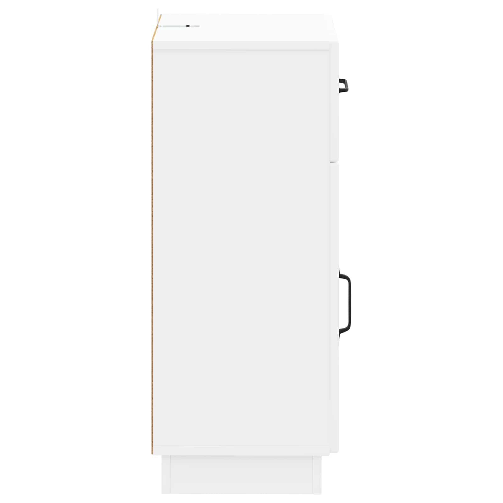 Bathroom Storage Cabinet White Slim 30x31x77cm