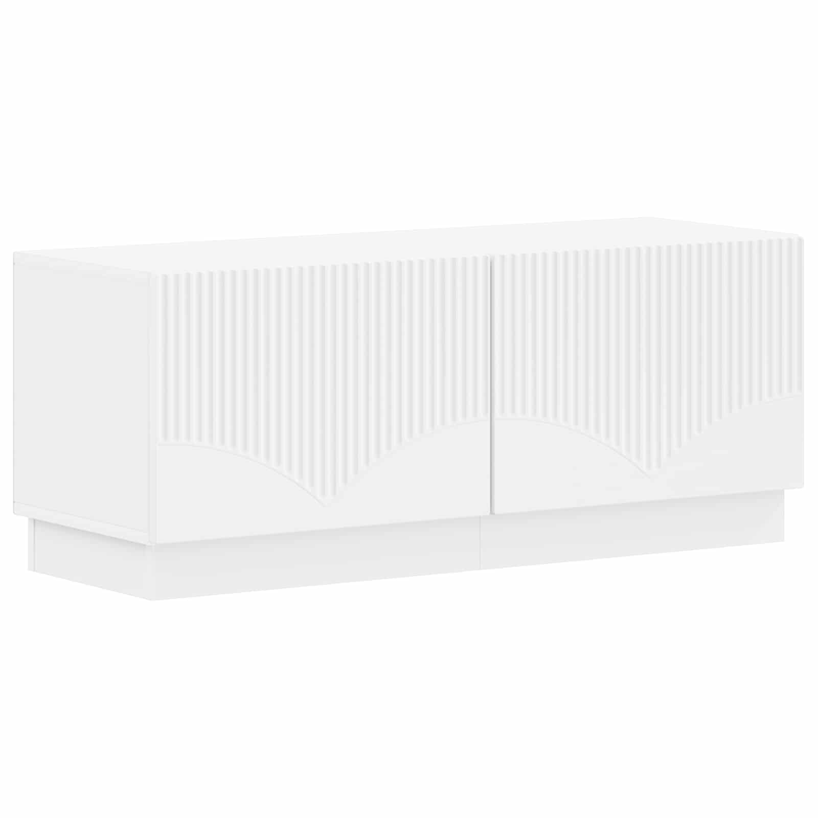 White TV Cabinet Engineered Wood 49x35x40cm